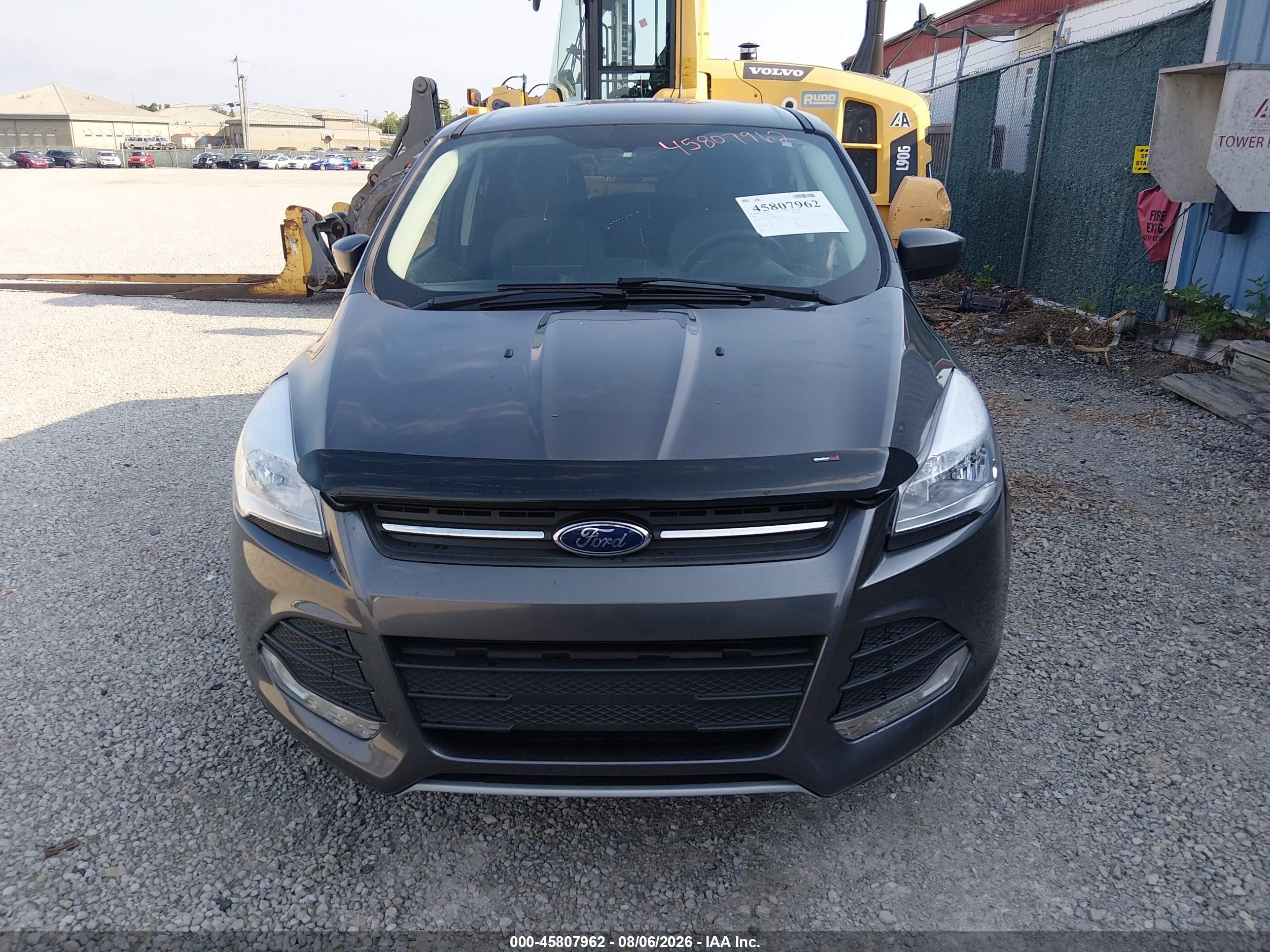 2015 Ford Escape Se Gray vin: 1FMCU0G71FUA50231