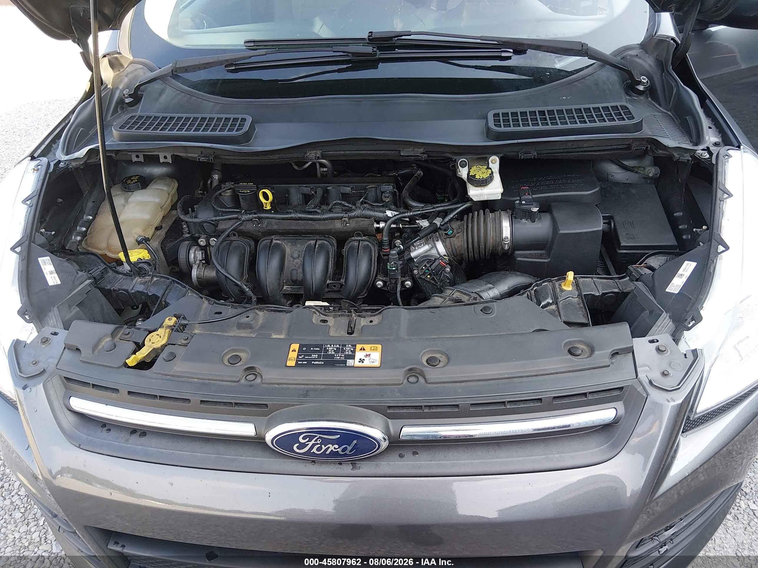 2015 Ford Escape Se Gray vin: 1FMCU0G71FUA50231