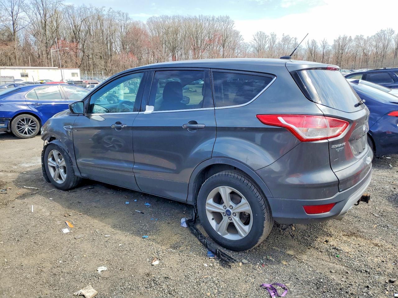 2015 Ford Escape Se Серый vin: 1FMCU0G71FUA57843