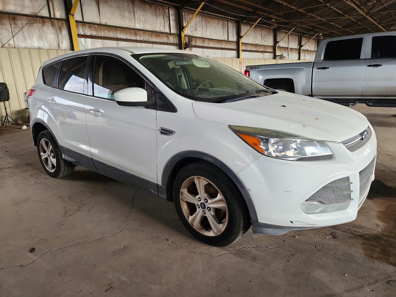 2015 Ford Escape Se White vin: 1FMCU0G71FUA92673