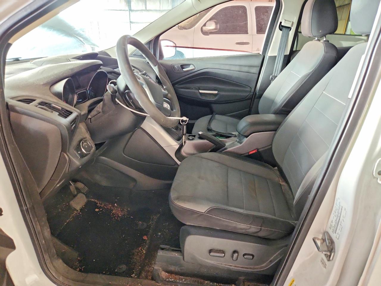 2015 Ford Escape Se White vin: 1FMCU0G71FUA92673