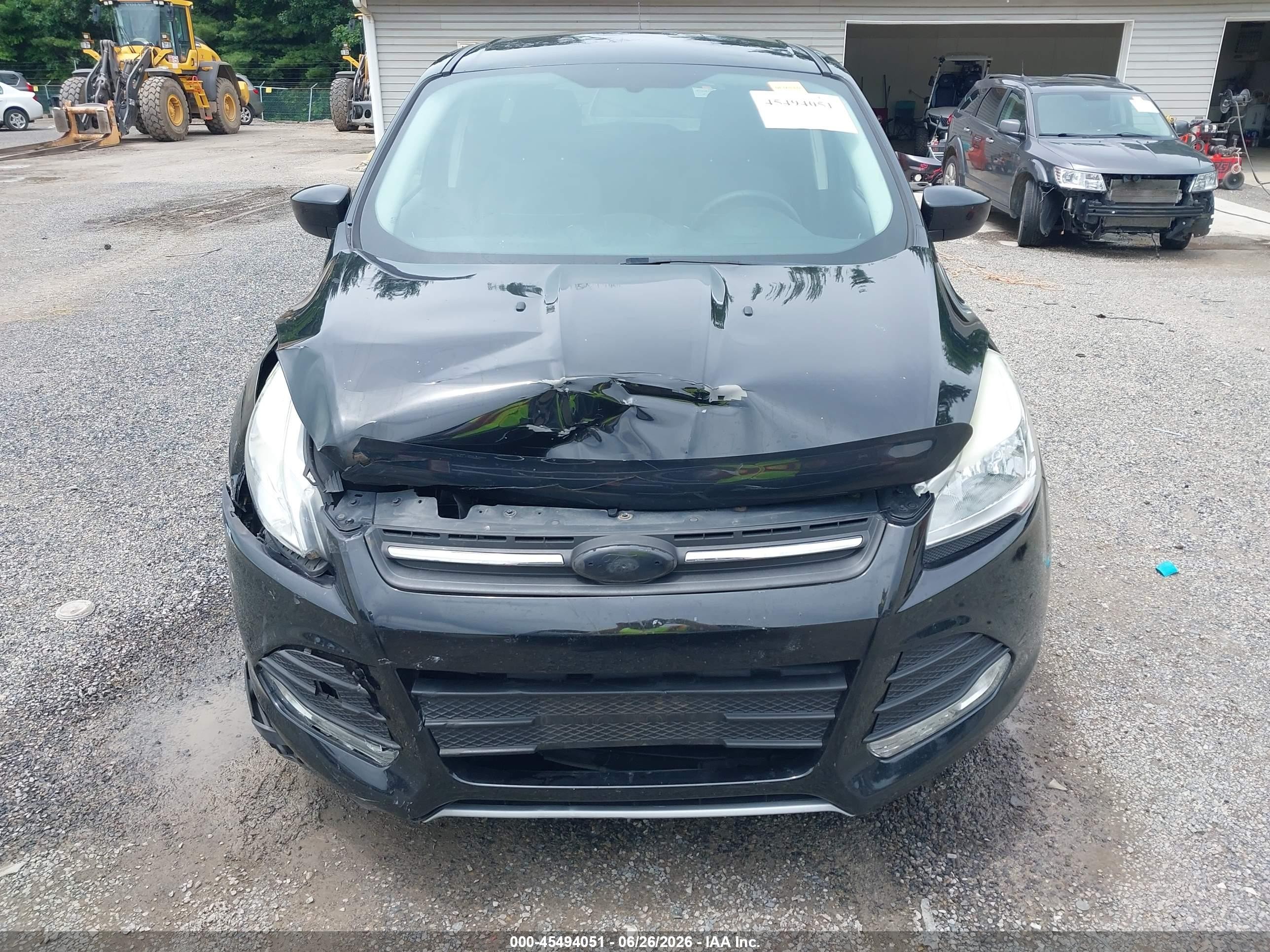 2015 Ford Escape Se Black vin: 1FMCU0G71FUB37885