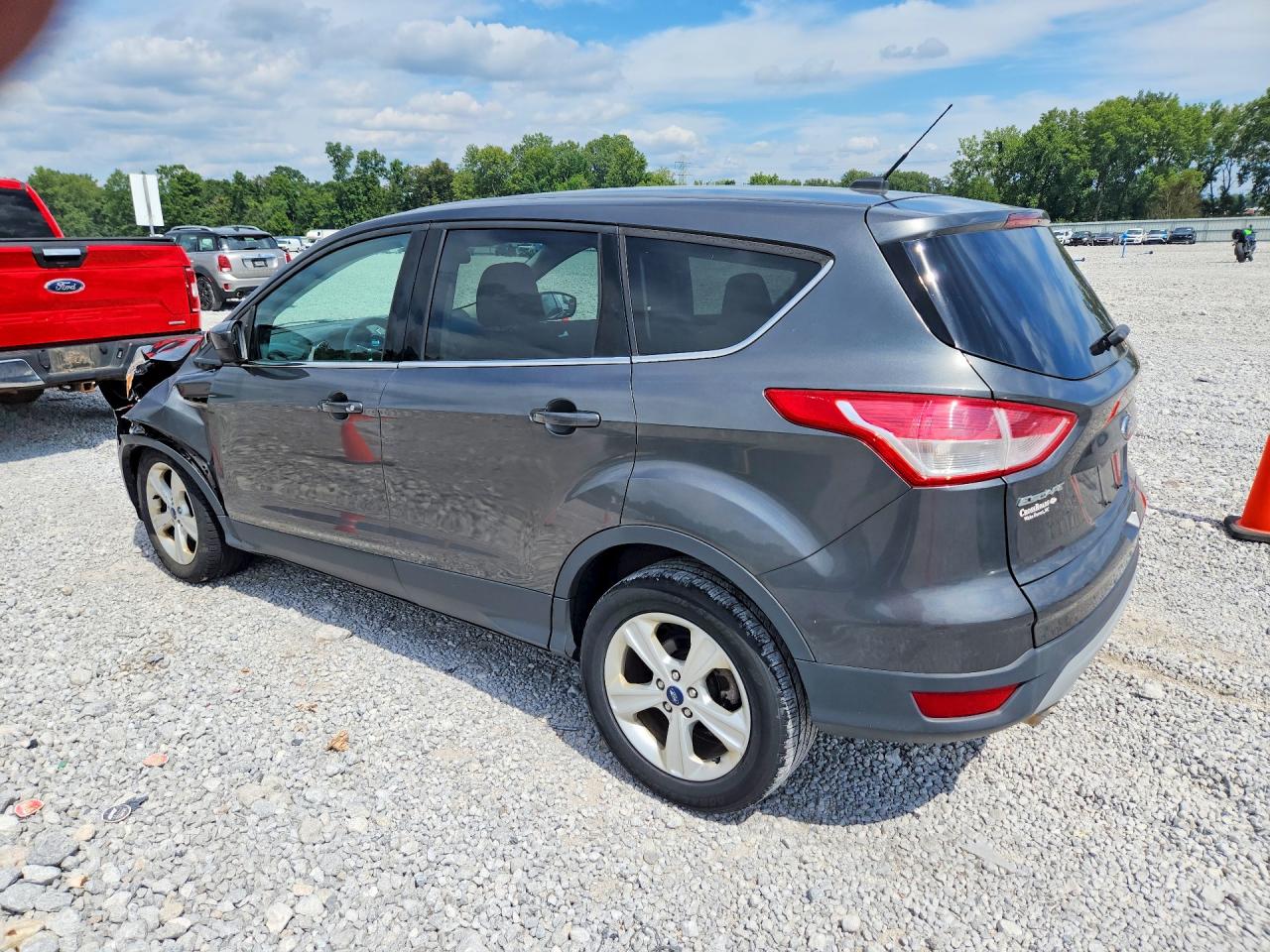 2015 Ford Escape Se Gray vin: 1FMCU0G71FUC20216