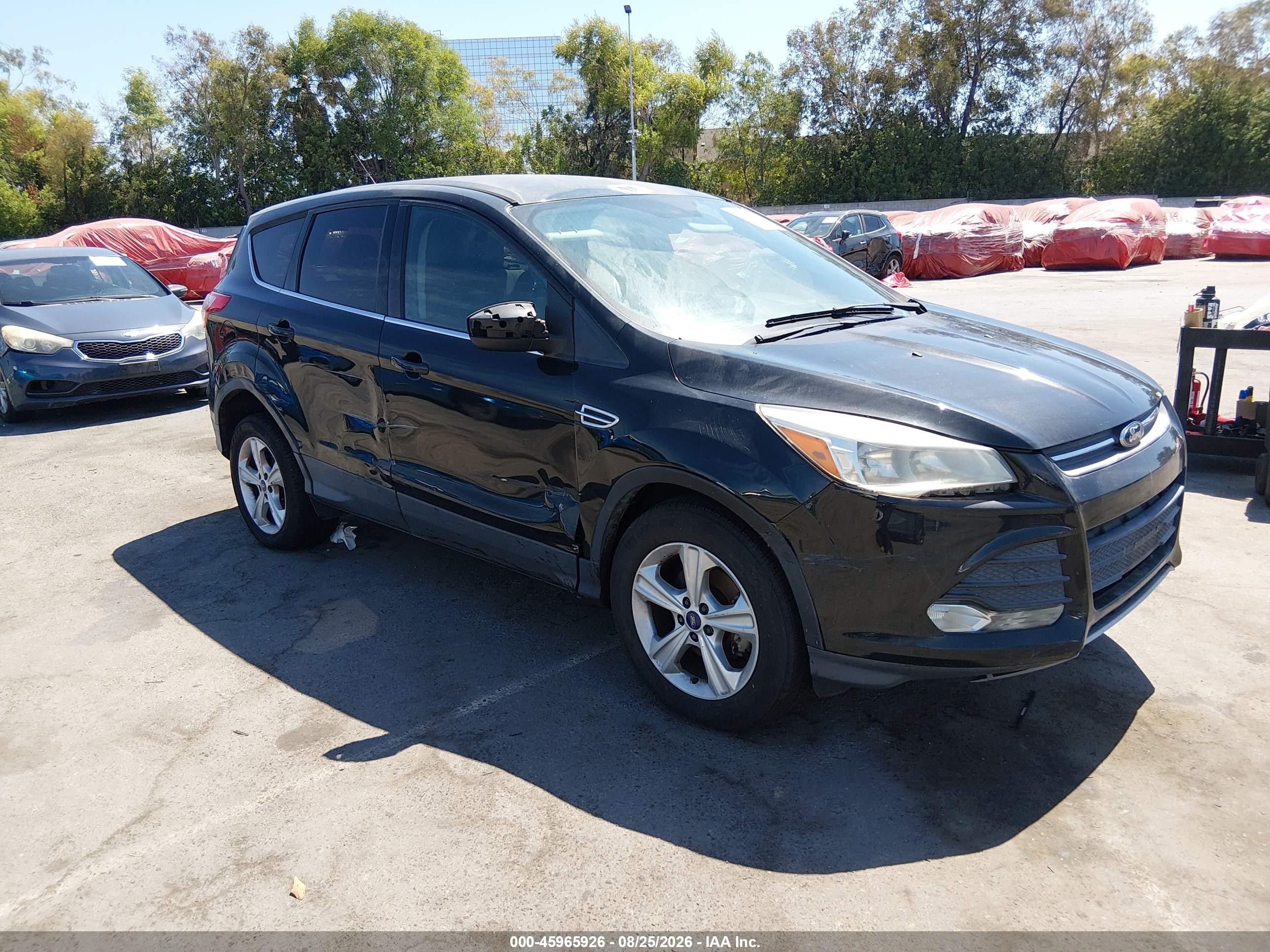 2015 Ford Escape Se Black vin: 1FMCU0G71FUC43446