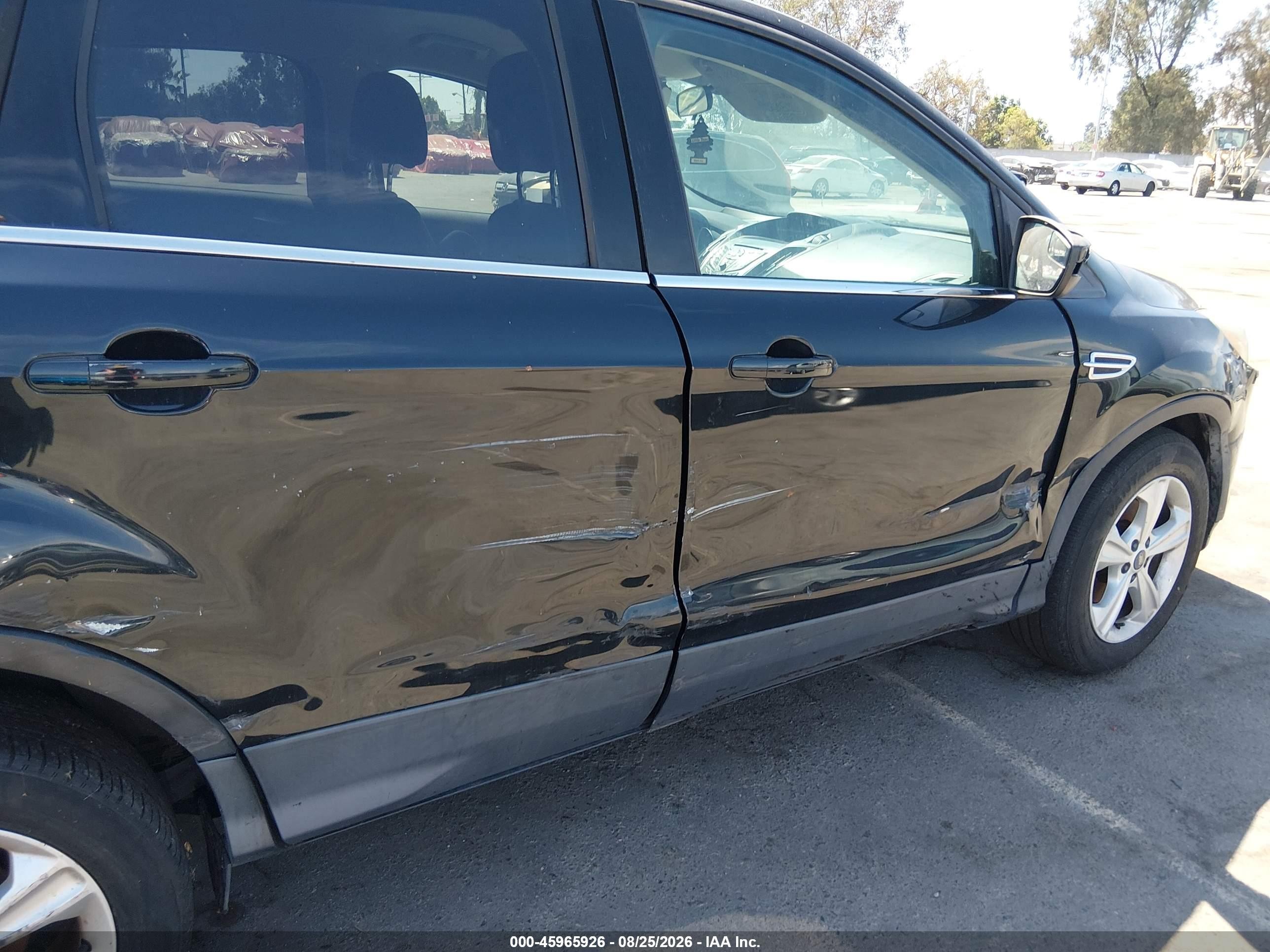 2015 Ford Escape Se Black vin: 1FMCU0G71FUC43446