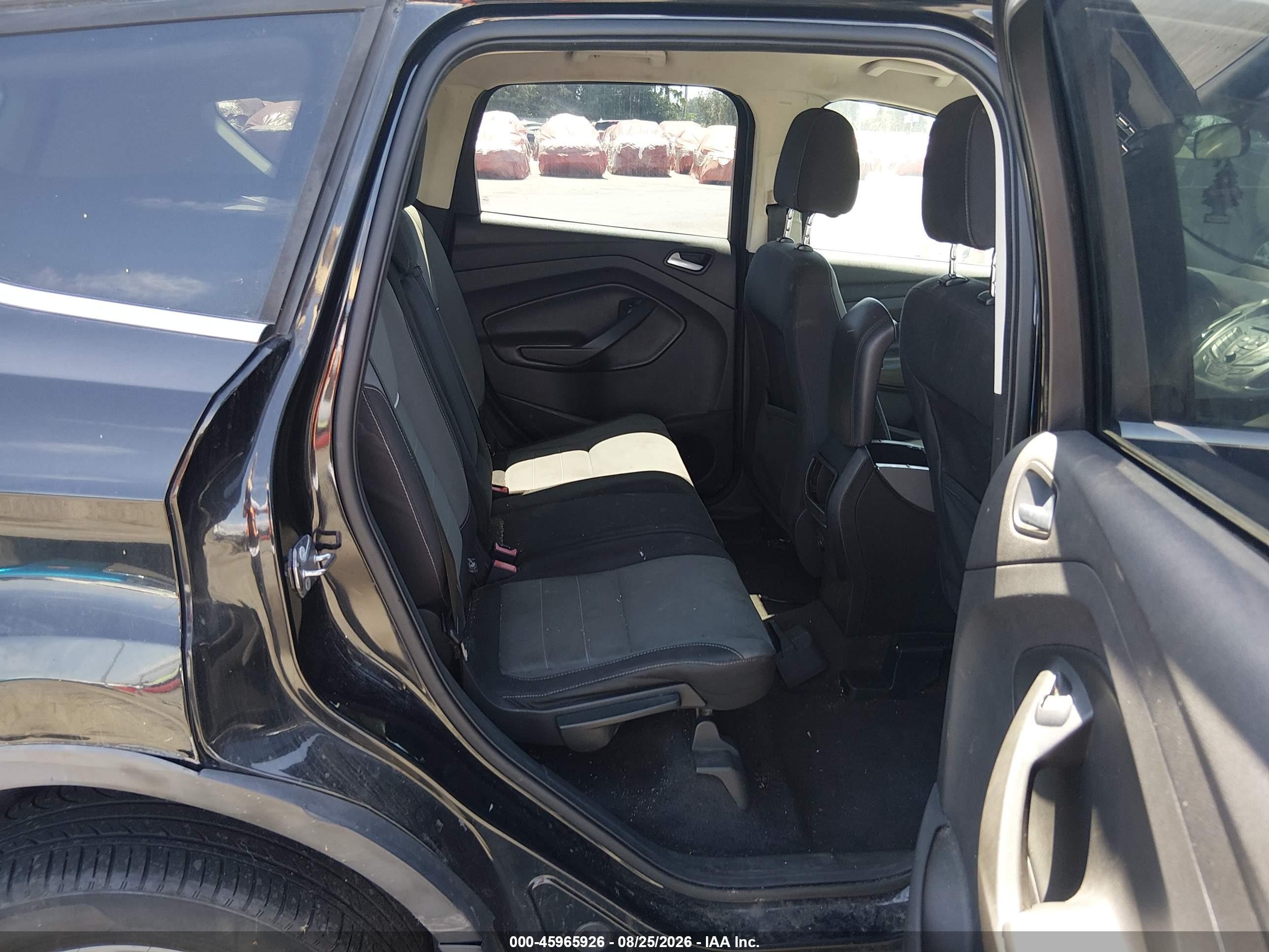 2015 Ford Escape Se Black vin: 1FMCU0G71FUC43446