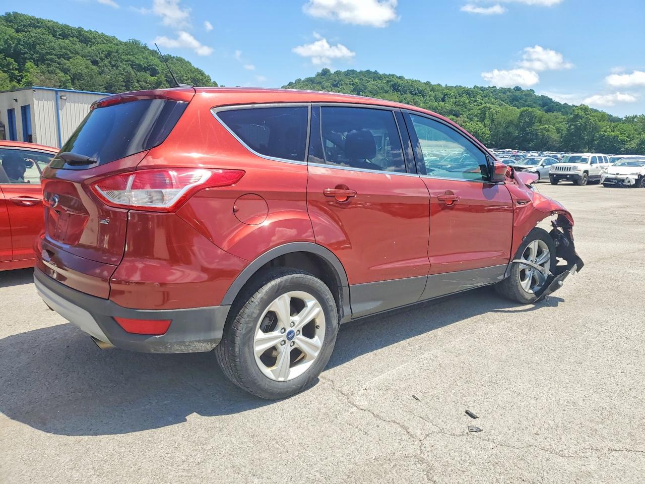 2015 Ford Escape Se Red vin: 1FMCU0G71FUC77015