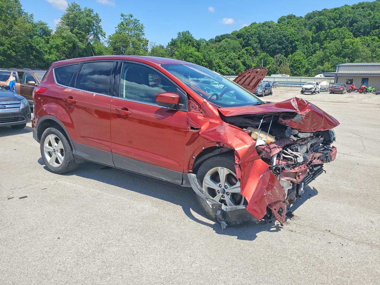 2015 Ford Escape Se Red vin: 1FMCU0G71FUC77015