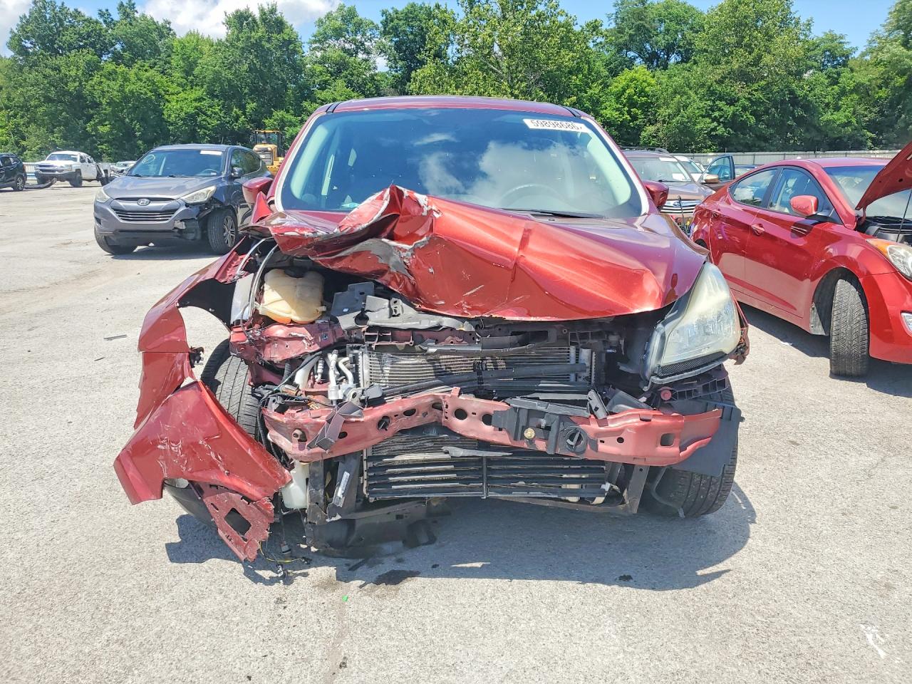 2015 Ford Escape Se Red vin: 1FMCU0G71FUC77015