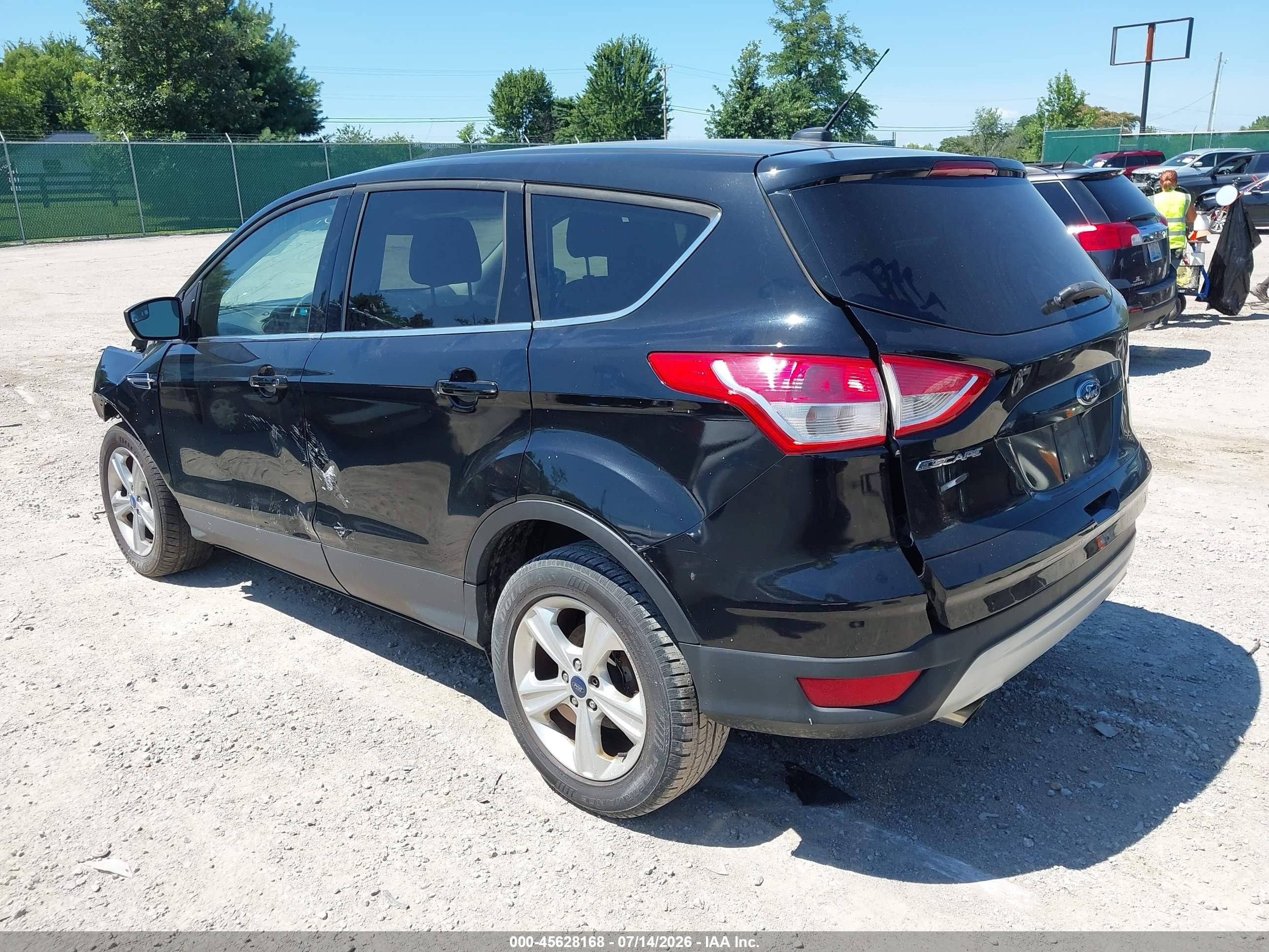 2016 Ford Escape Se Black vin: 1FMCU0G71GUB51142
