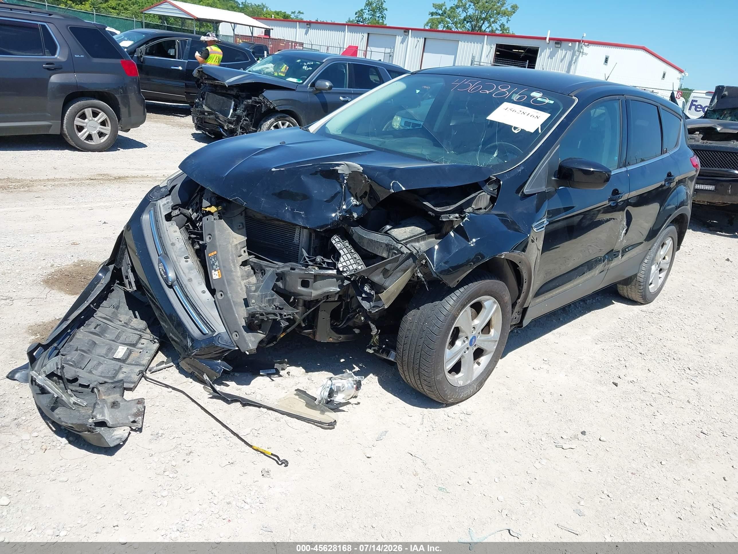 2016 Ford Escape Se Black vin: 1FMCU0G71GUB51142