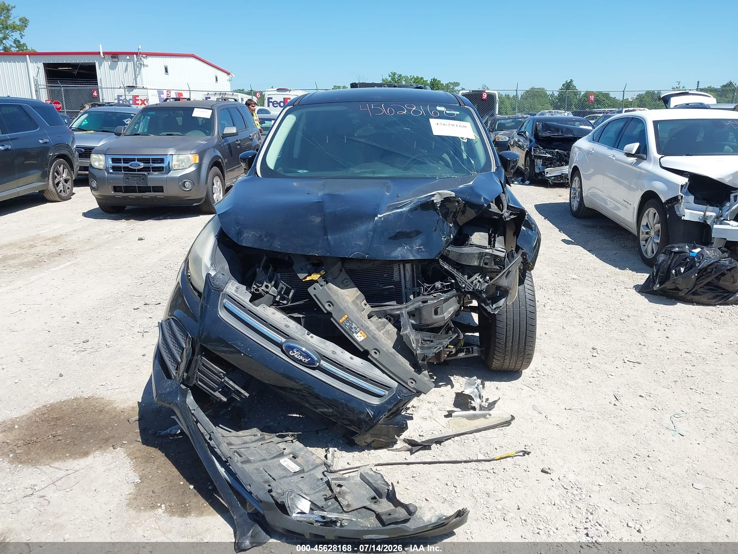 2016 Ford Escape Se Black vin: 1FMCU0G71GUB51142