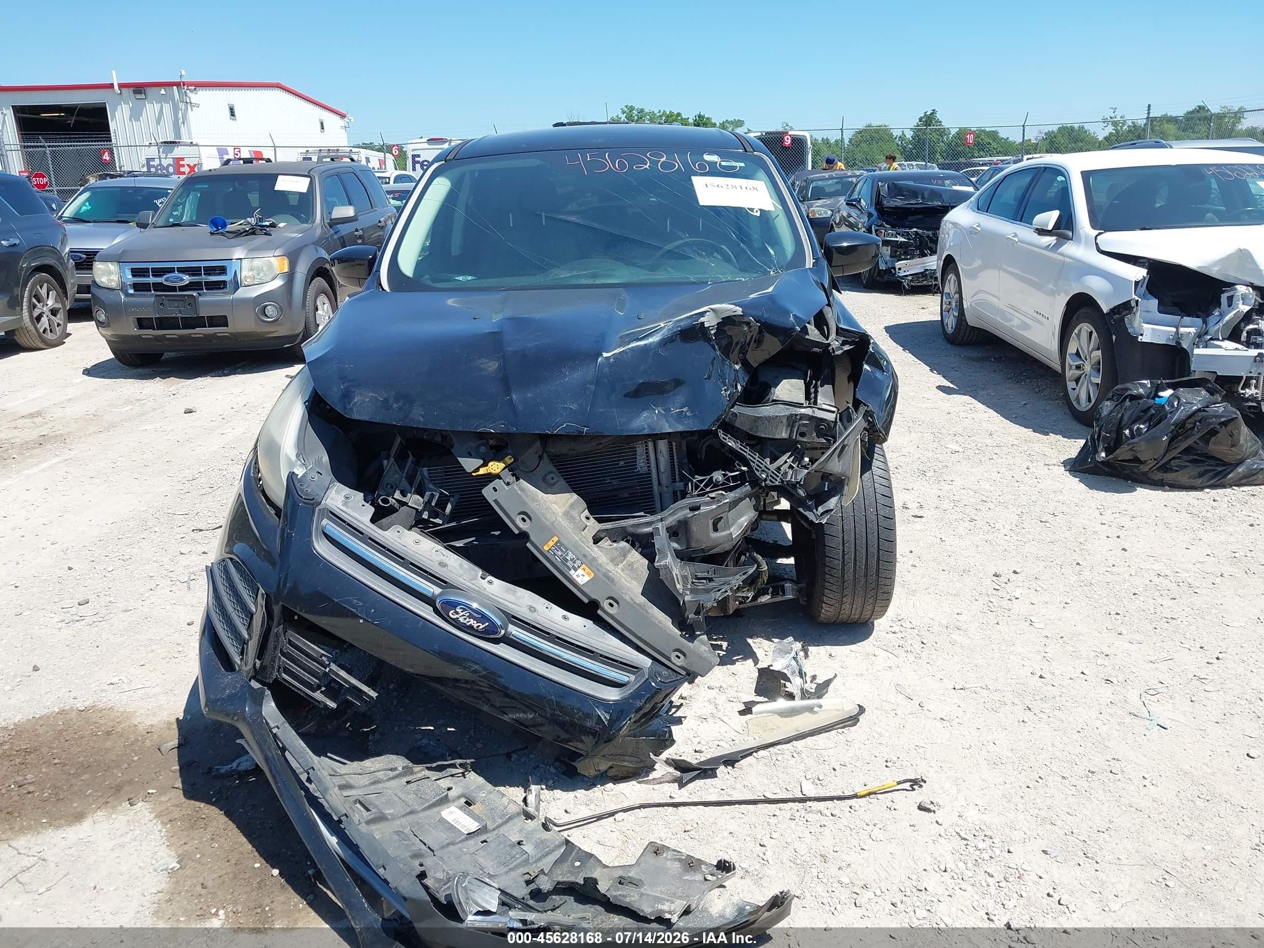 2016 Ford Escape Se Black vin: 1FMCU0G71GUB51142