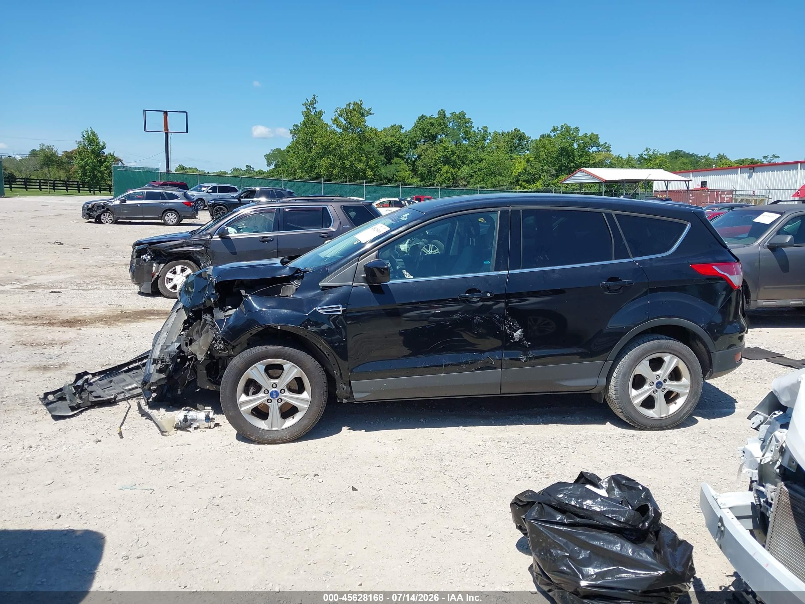 2016 Ford Escape Se Black vin: 1FMCU0G71GUB51142