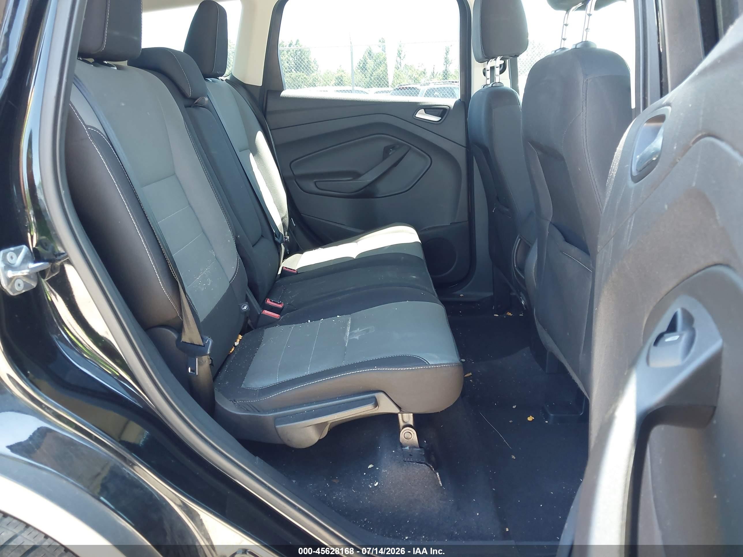 2016 Ford Escape Se Black vin: 1FMCU0G71GUB51142