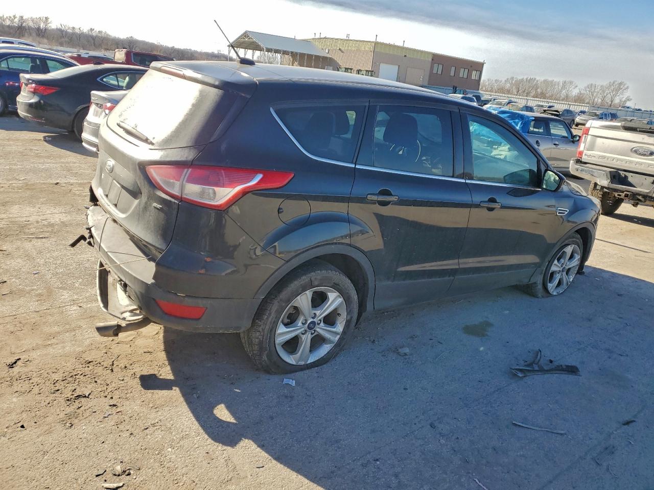 2015 Ford Escape Se Black vin: 1FMCU0G72FUA17318
