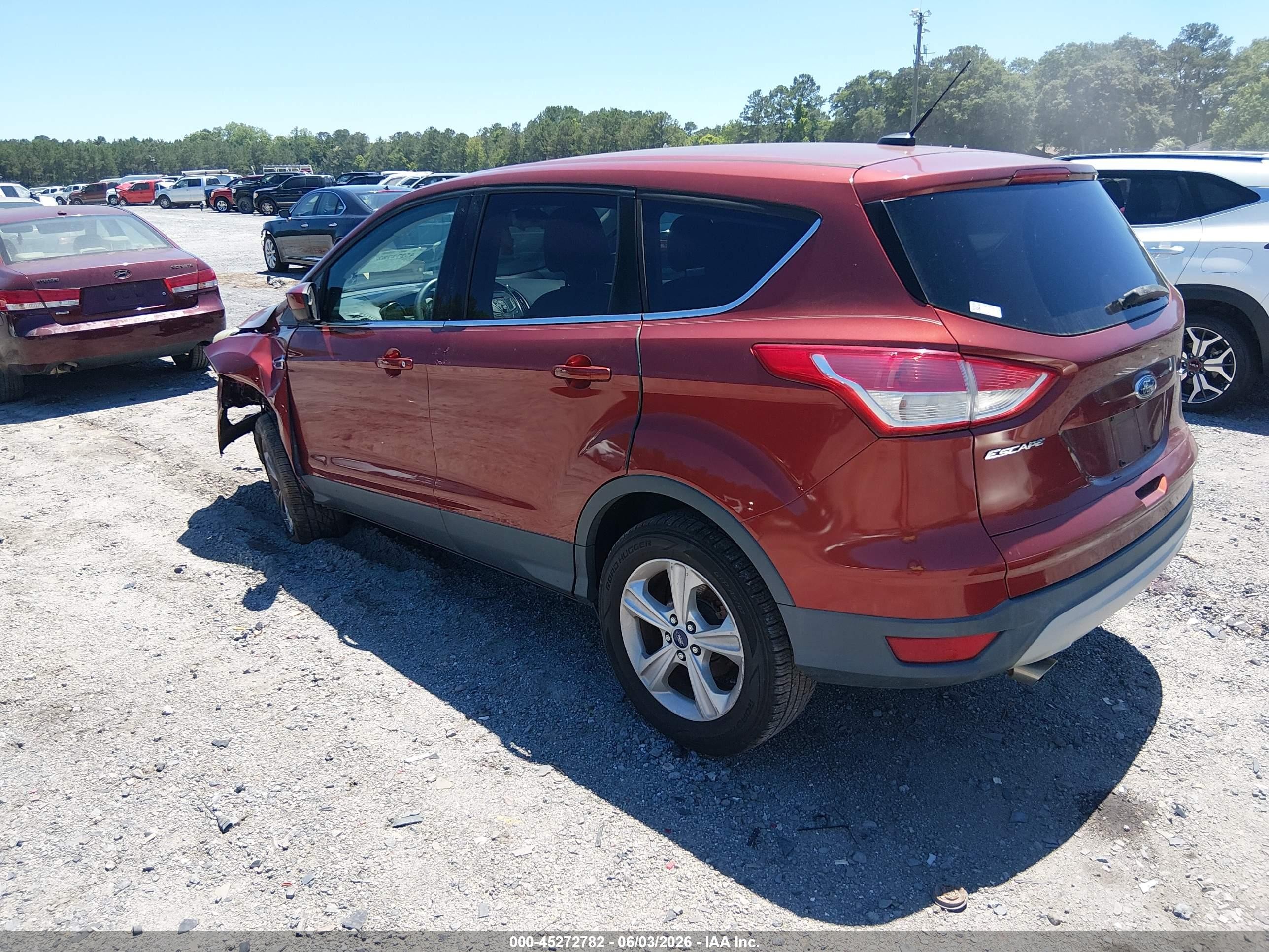 2015 Ford Escape Se Red vin: 1FMCU0G72FUA72934