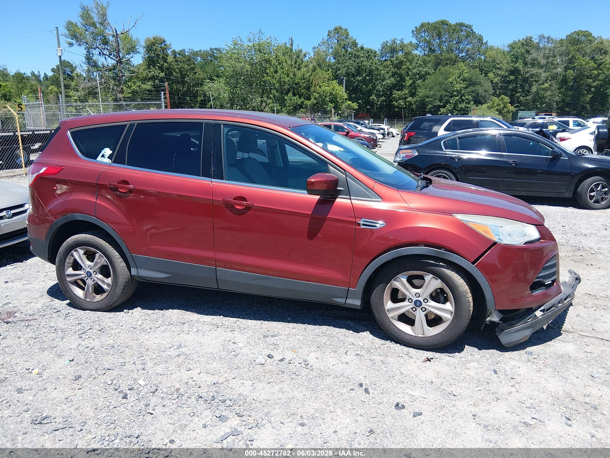 2015 Ford Escape Se Red vin: 1FMCU0G72FUA72934