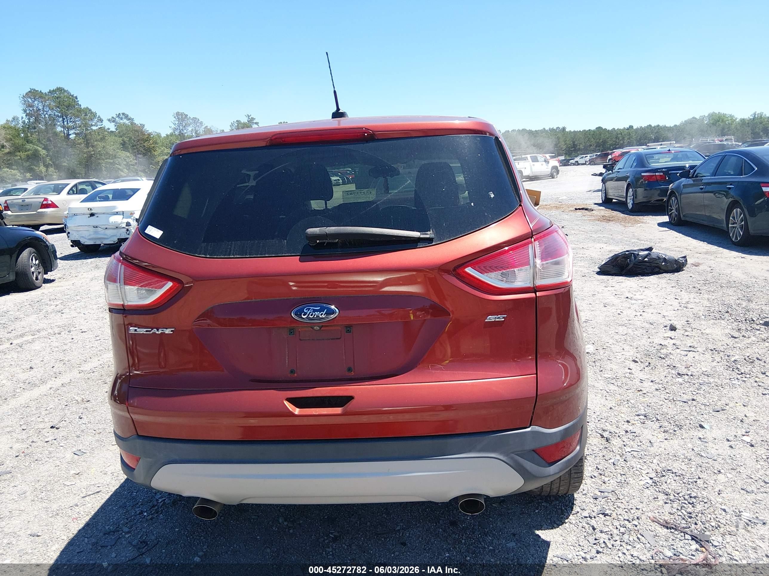 2015 Ford Escape Se Red vin: 1FMCU0G72FUA72934