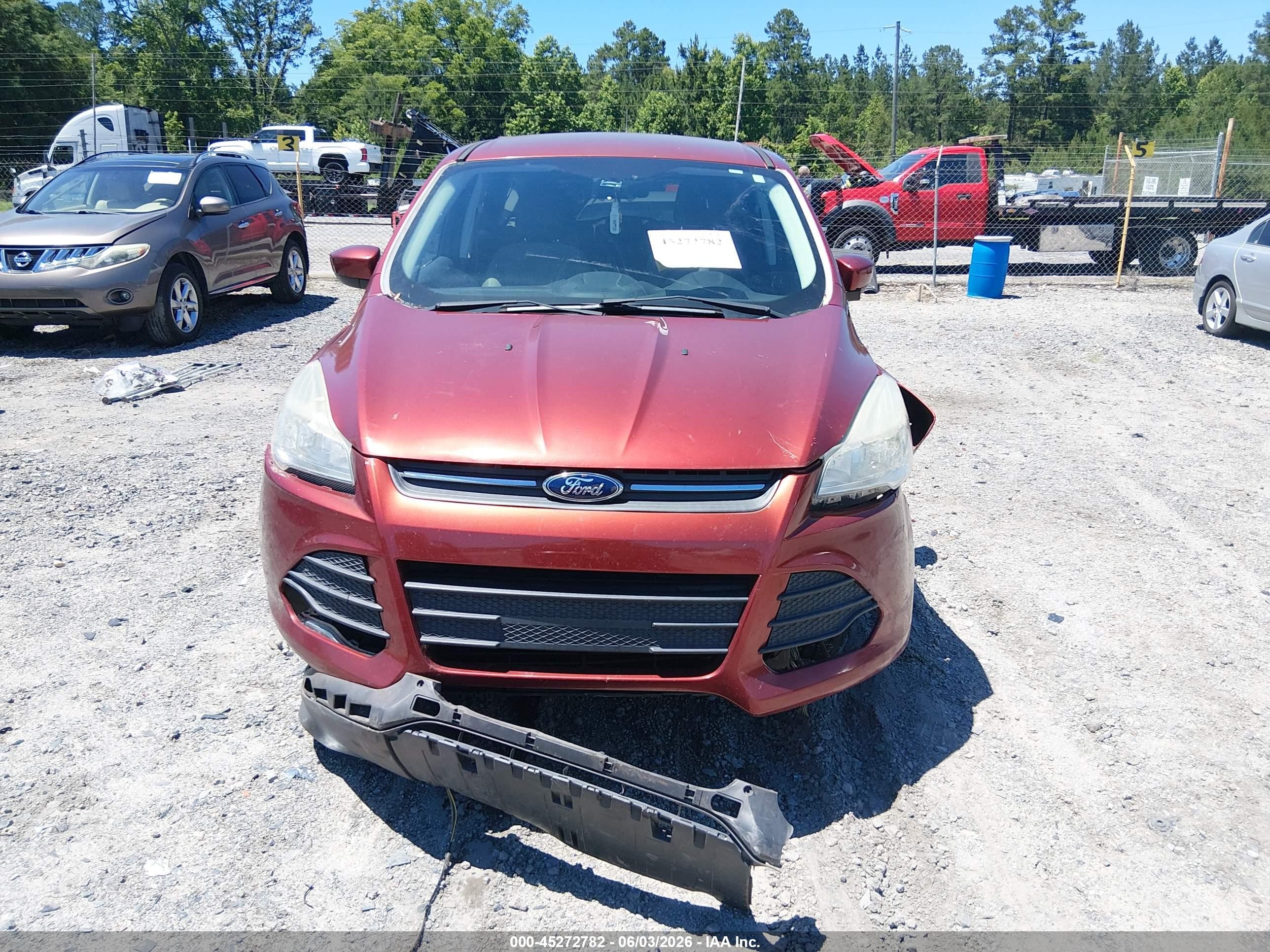 2015 Ford Escape Se Red vin: 1FMCU0G72FUA72934