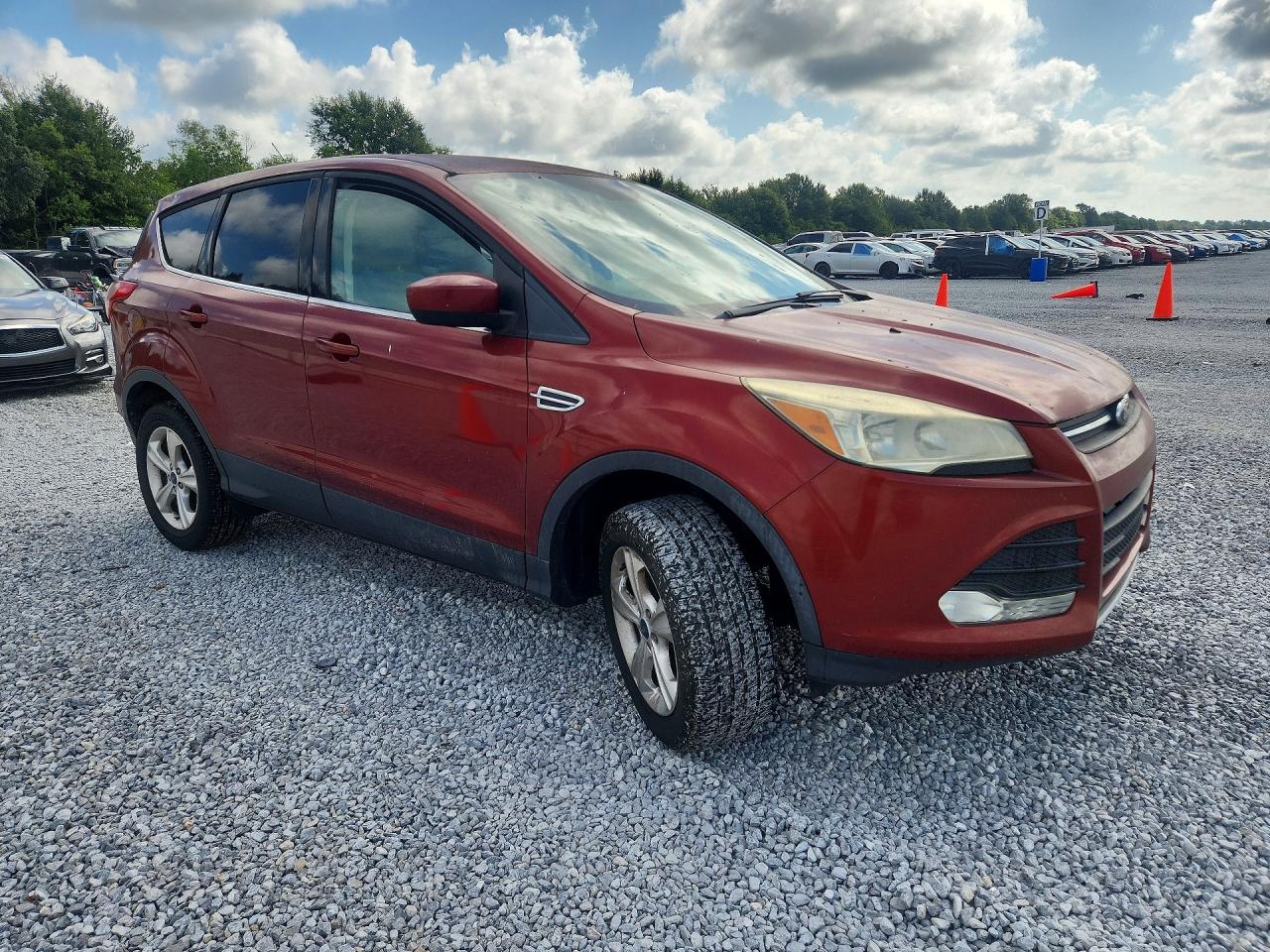2015 Ford Escape Se Maroon vin: 1FMCU0G72FUB88523