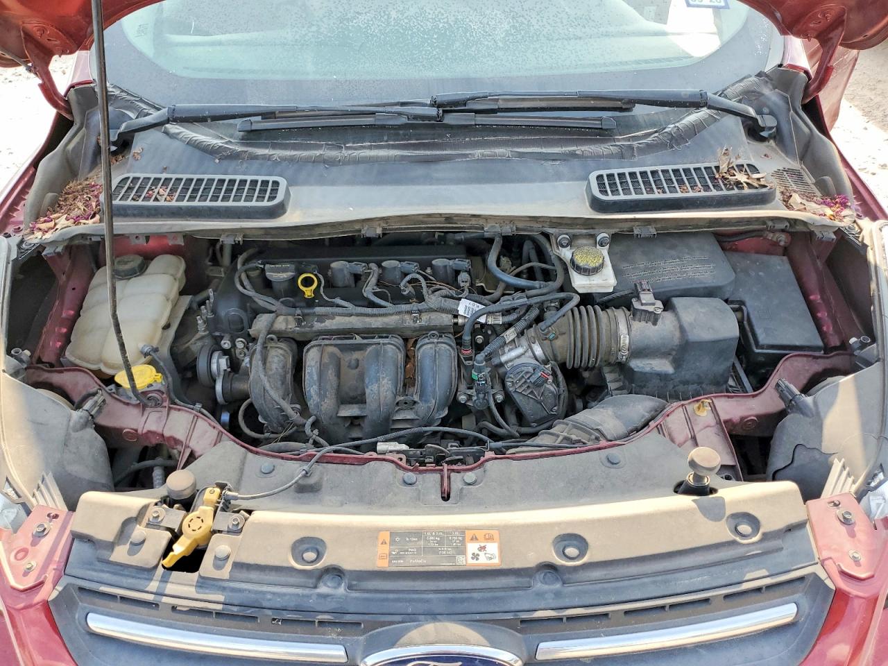 2015 Ford Escape Se Red vin: 1FMCU0G72FUC04137
