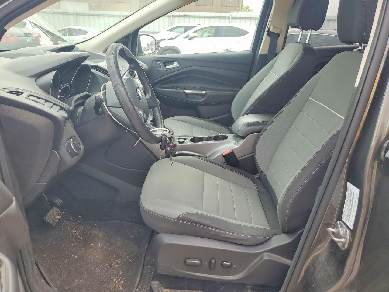 2015 Ford Escape Se Gray vin: 1FMCU0G72FUC39356