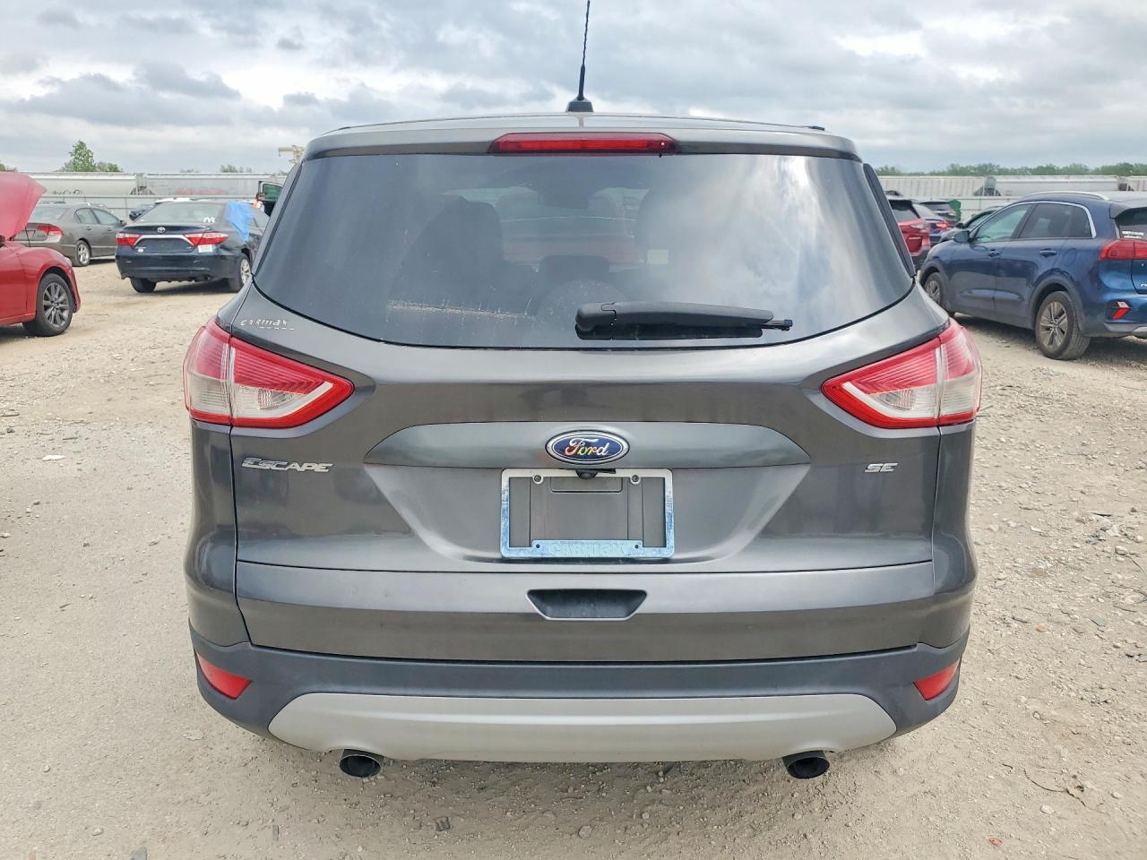 2015 Ford Escape Se Gray vin: 1FMCU0G72FUC39356