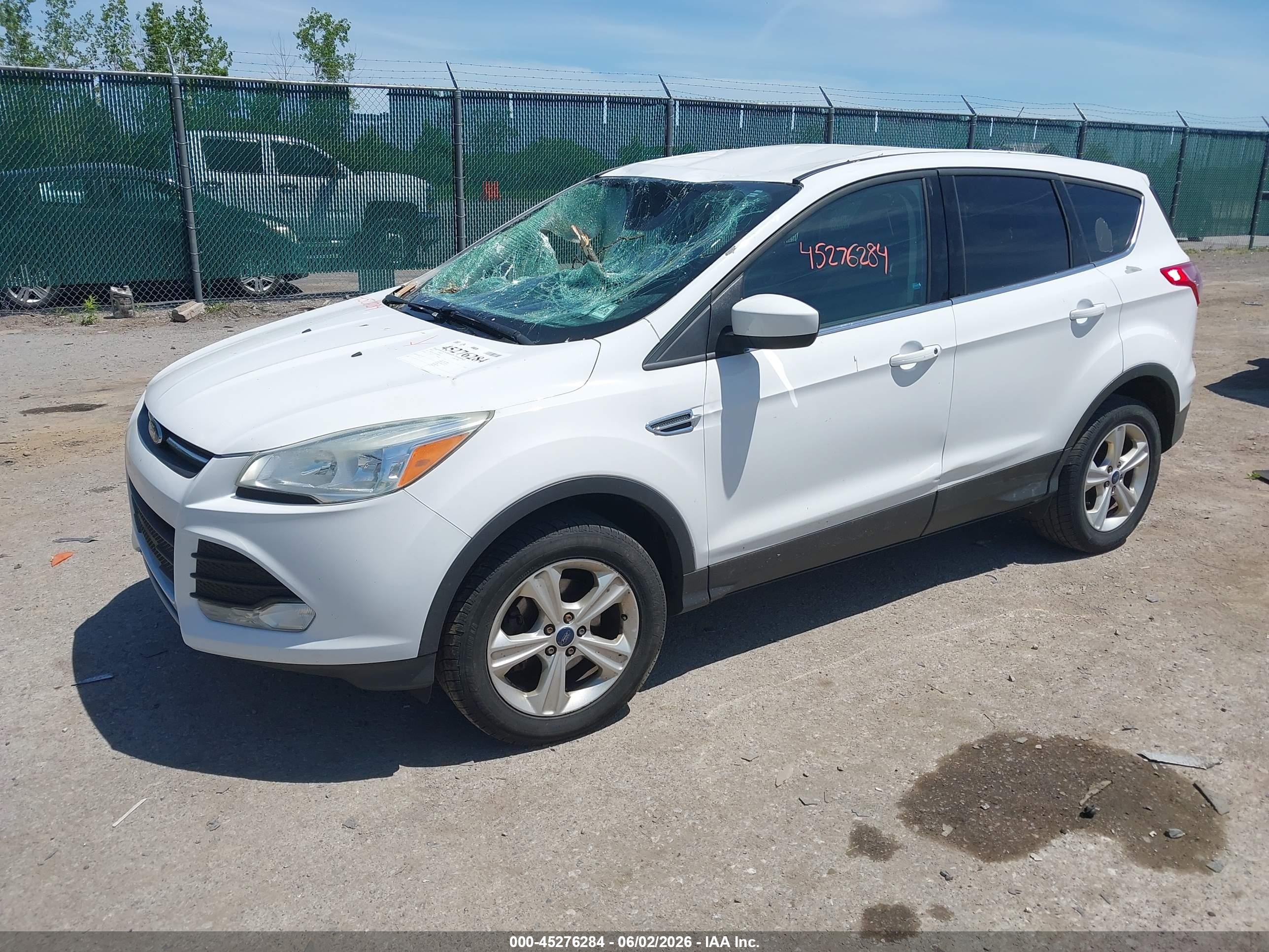 2016 Ford Escape Se White vin: 1FMCU0G72GUB83954