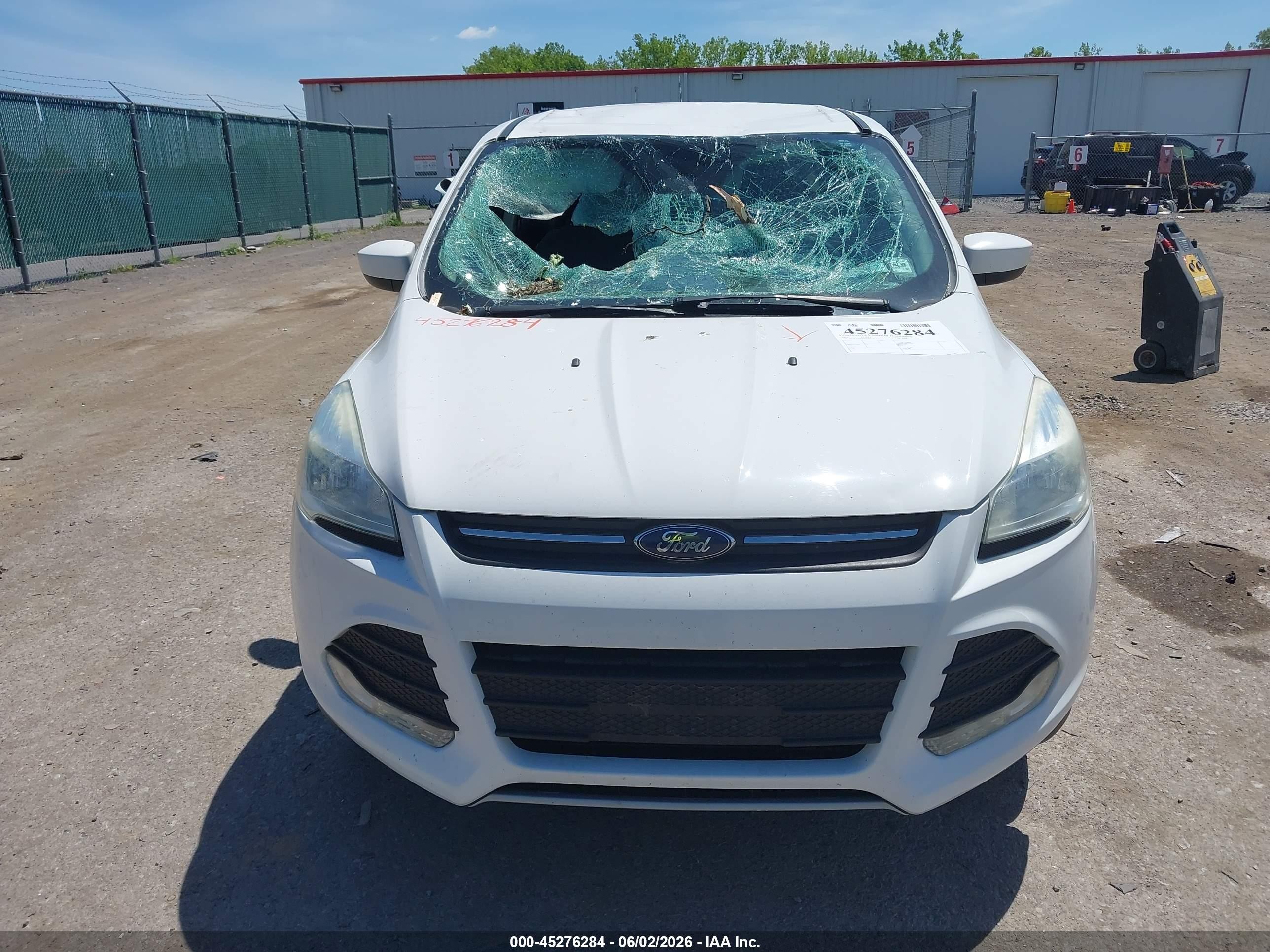 2016 Ford Escape Se White vin: 1FMCU0G72GUB83954