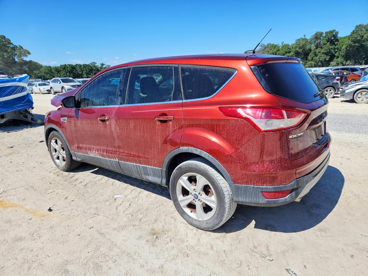 2015 Ford Escape Se Red vin: 1FMCU0G73FUA49193