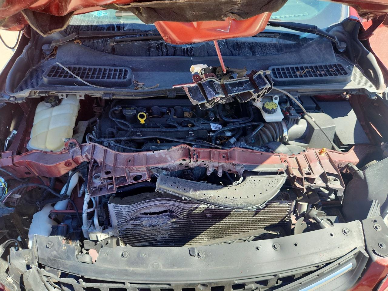 2015 Ford Escape Se Red vin: 1FMCU0G73FUA49193