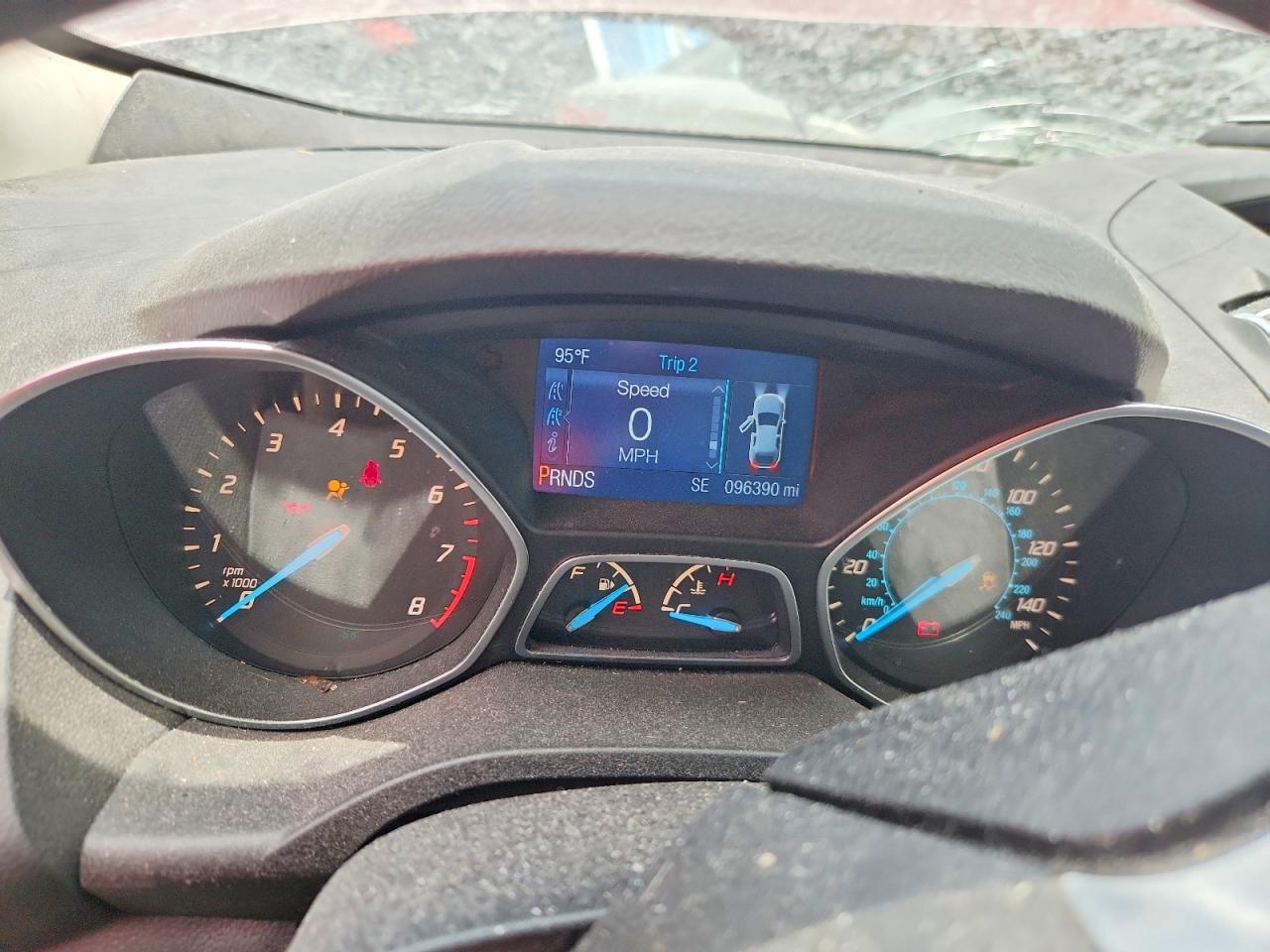 2015 Ford Escape Se Red vin: 1FMCU0G73FUA49193