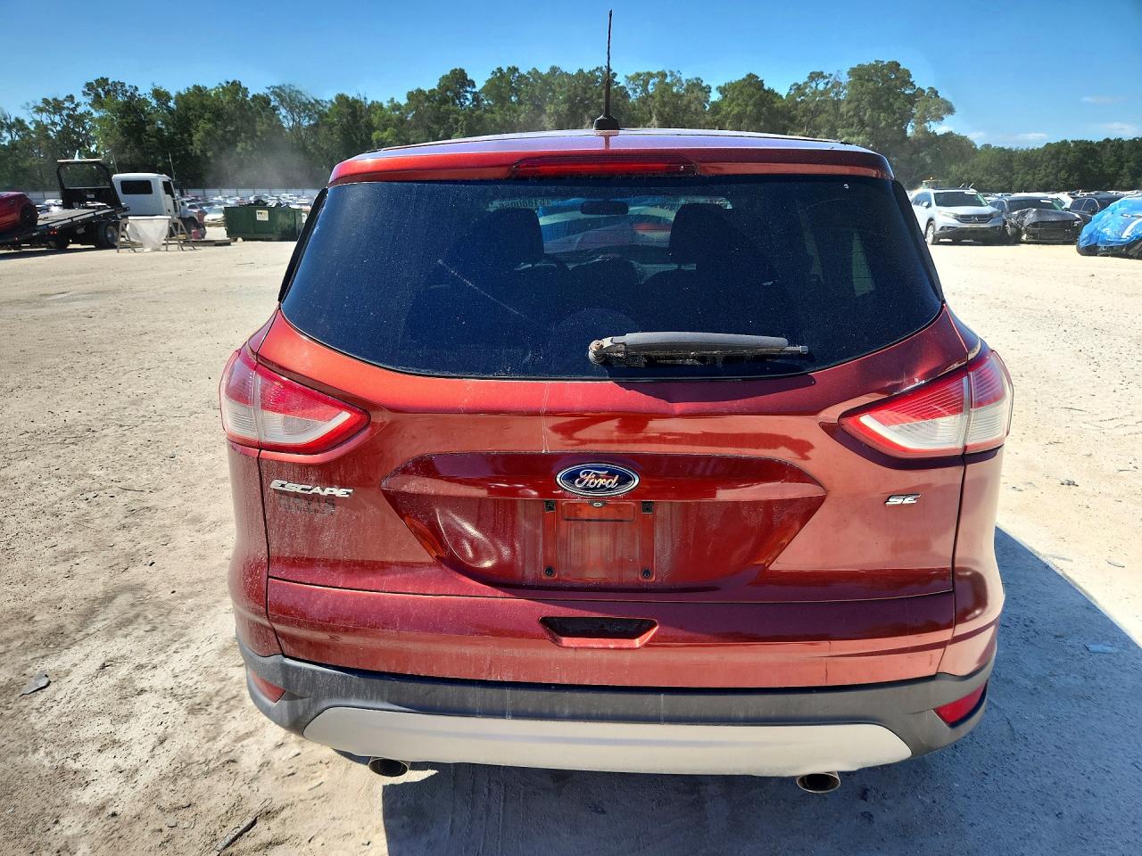 2015 Ford Escape Se Red vin: 1FMCU0G73FUA49193