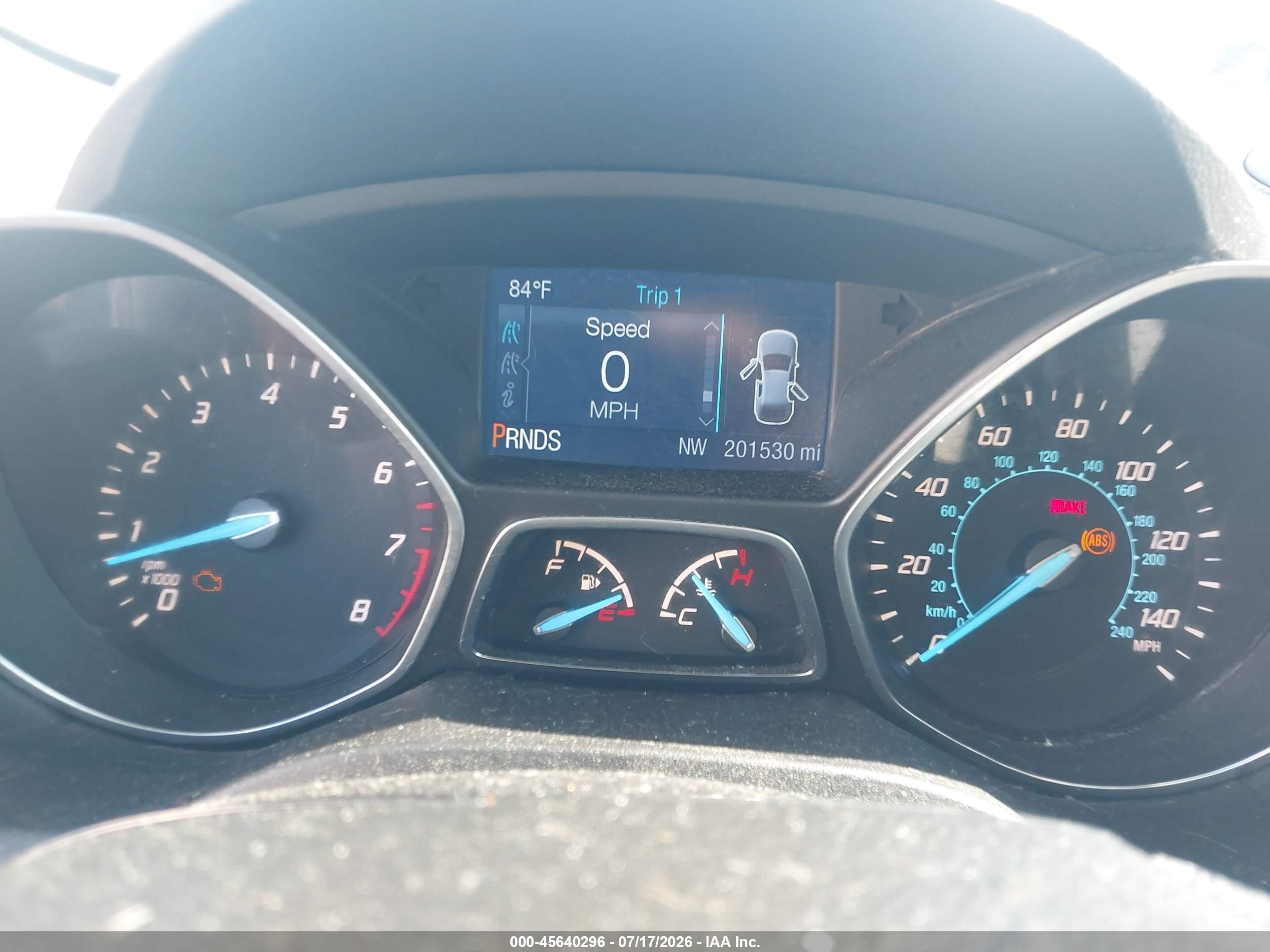 2015 Ford Escape Se Blue vin: 1FMCU0G73FUB16343