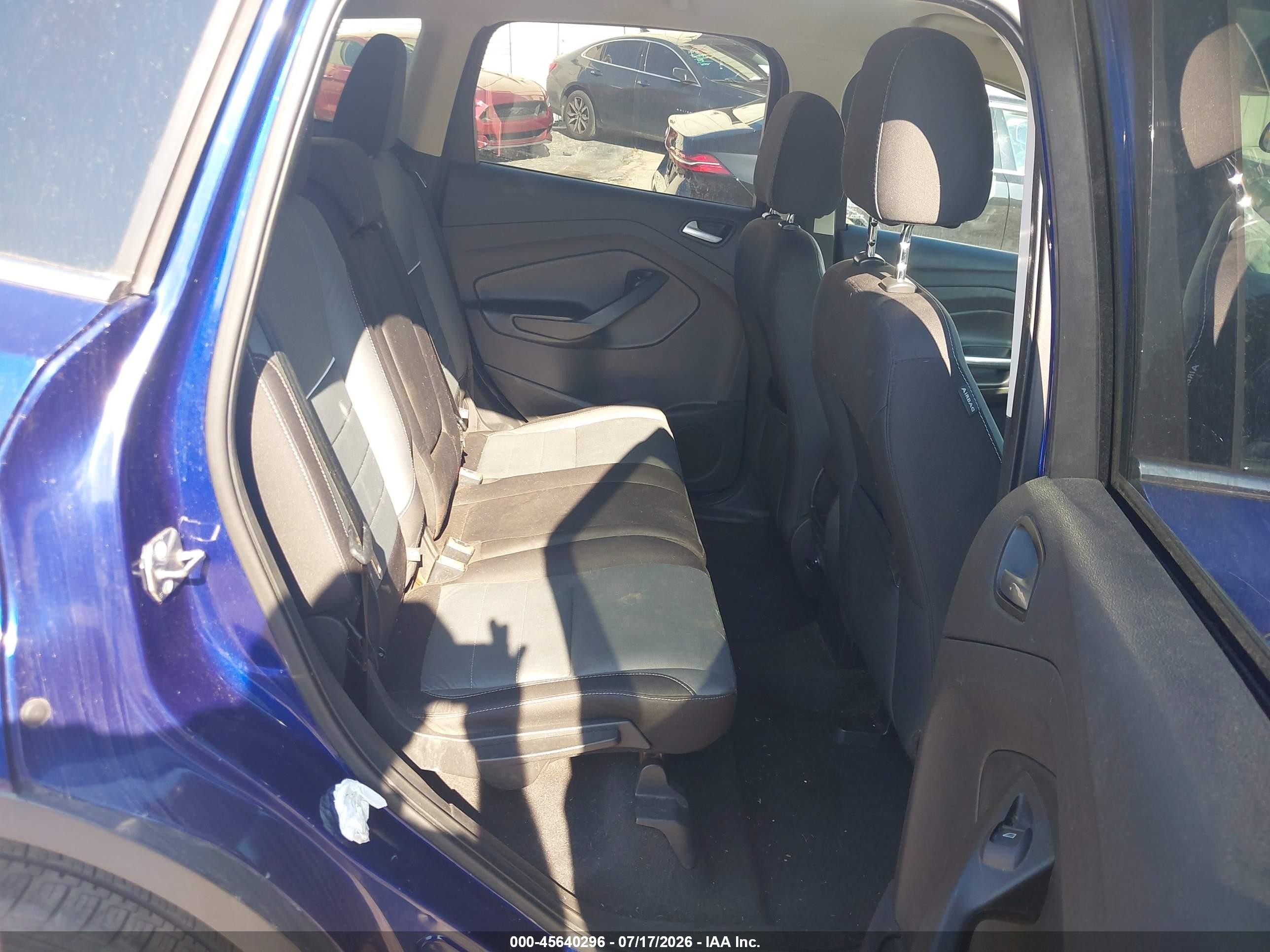 2015 Ford Escape Se Blue vin: 1FMCU0G73FUB16343