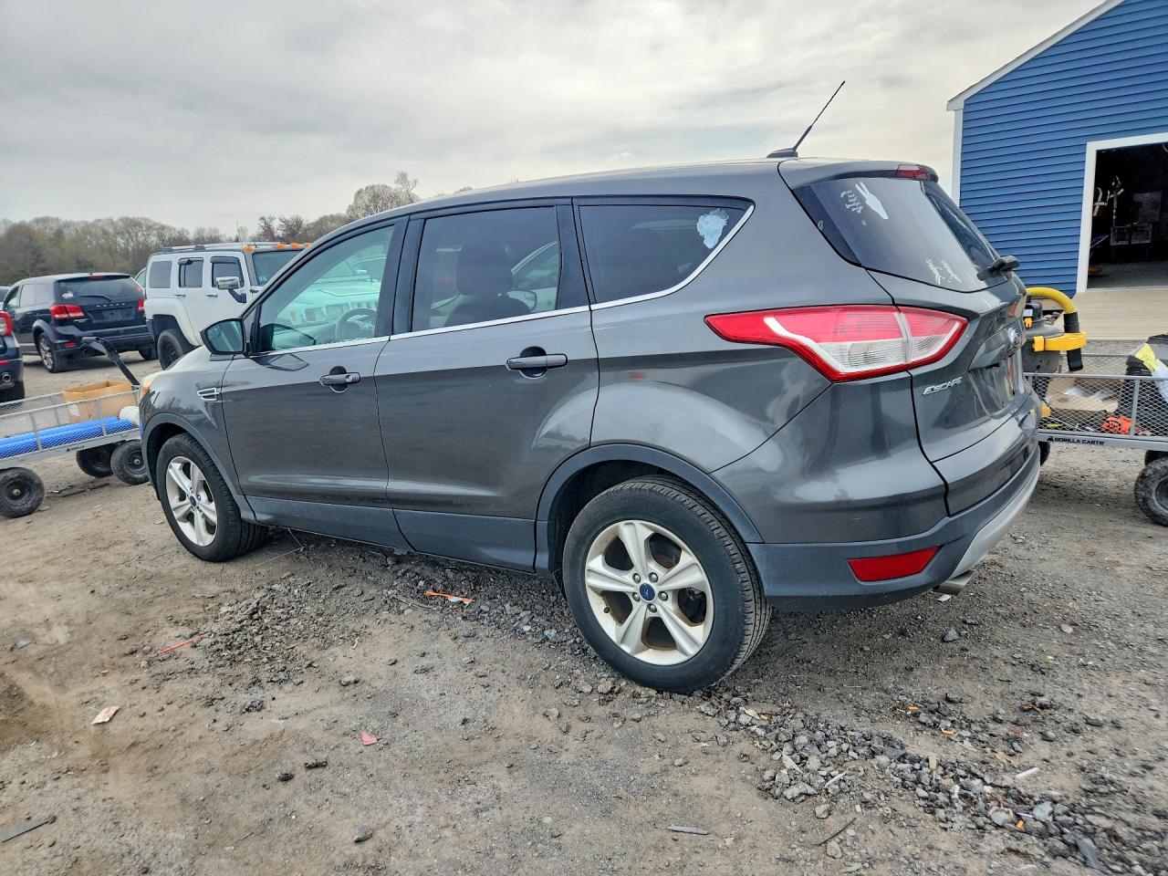 2015 Ford Escape Se Gray vin: 1FMCU0G73FUB69205