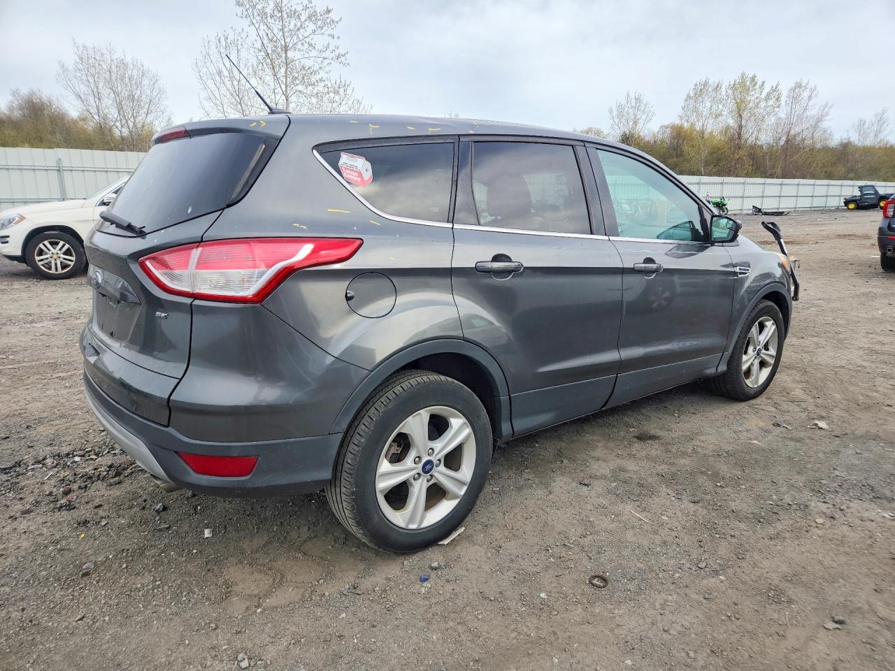 2015 Ford Escape Se Gray vin: 1FMCU0G73FUB69205