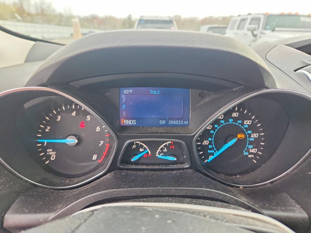 2015 Ford Escape Se Gray vin: 1FMCU0G73FUB69205