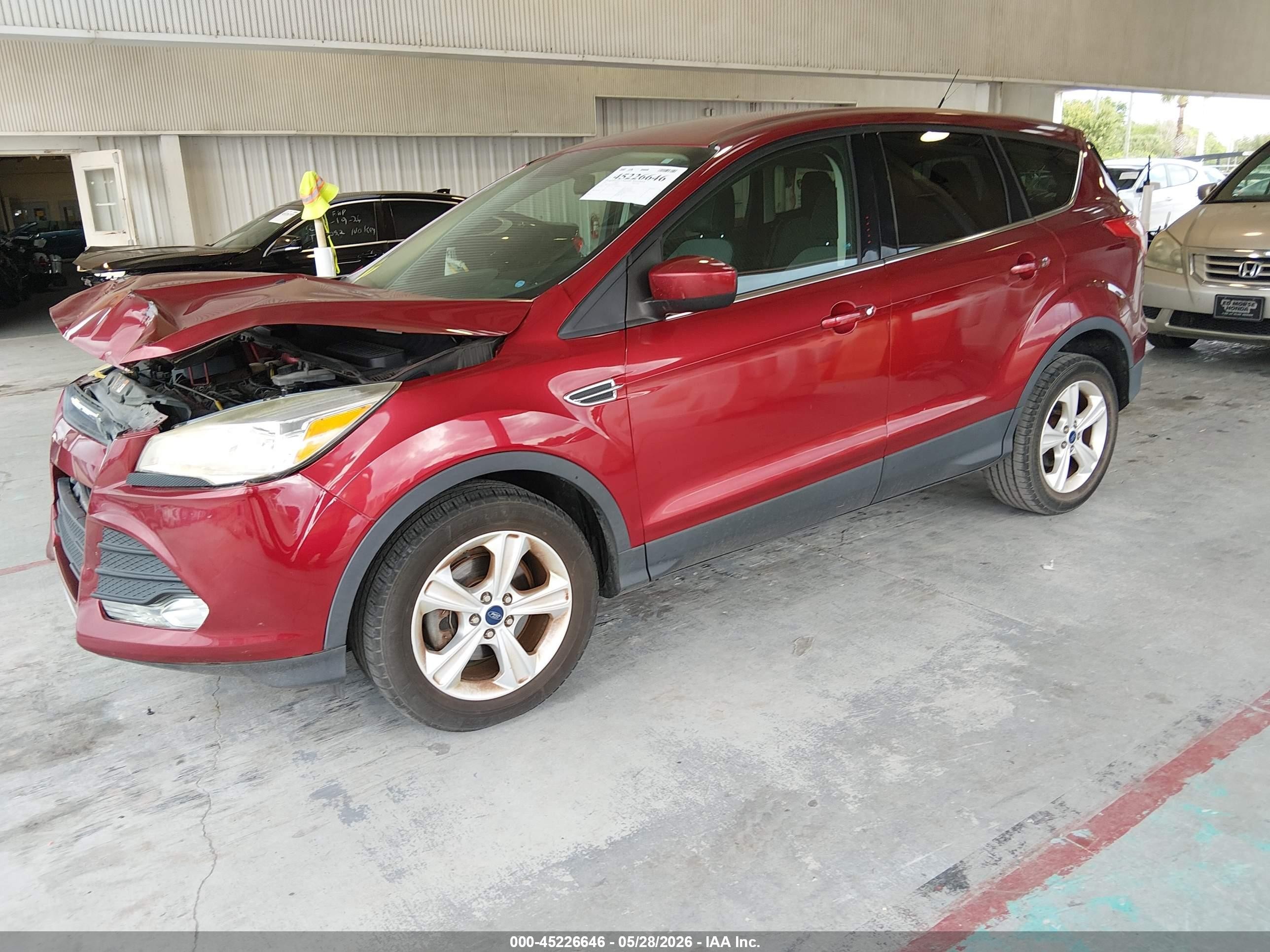 2015 Ford Escape Se Red vin: 1FMCU0G73FUC83639