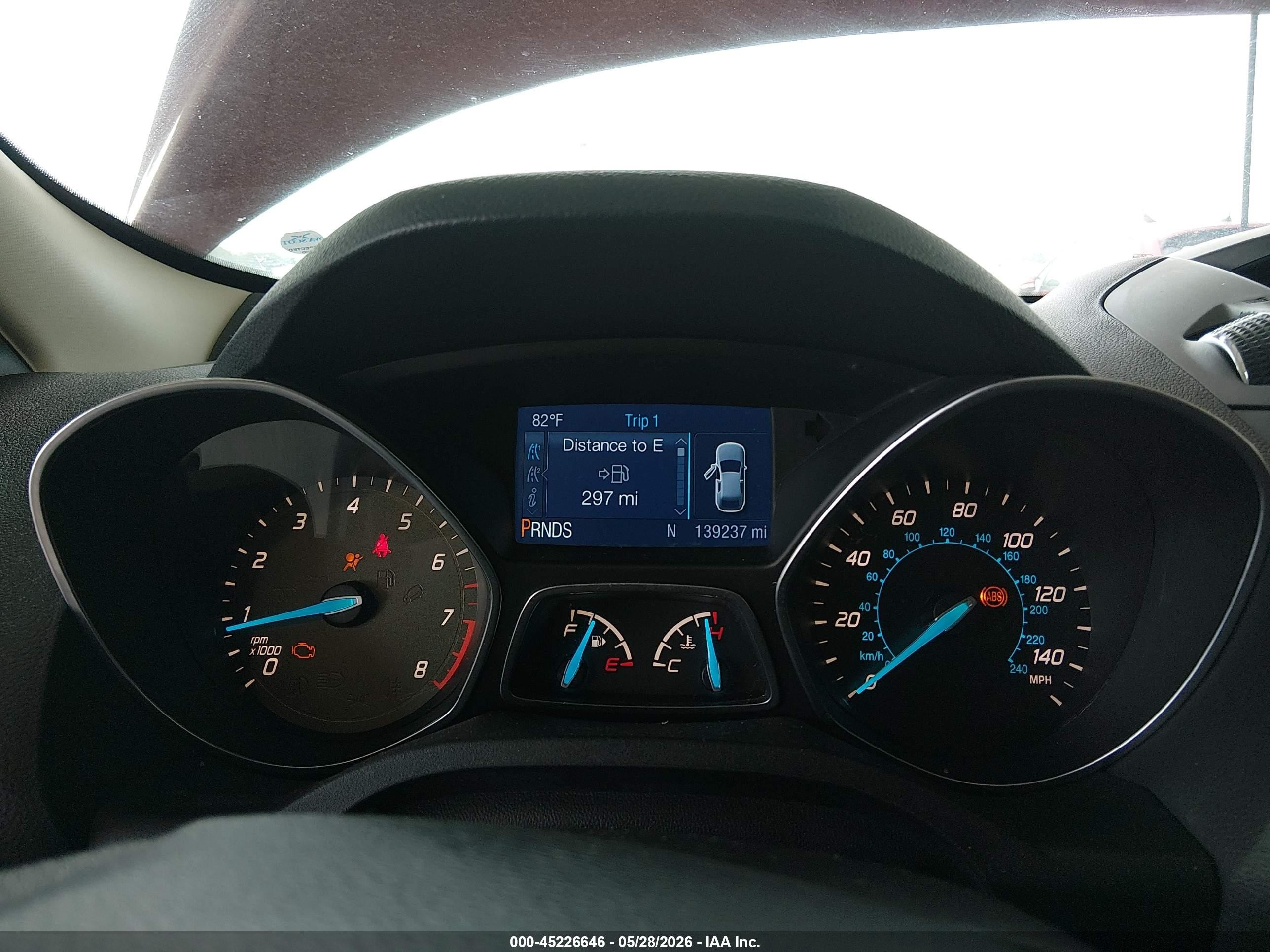 2015 Ford Escape Se Red vin: 1FMCU0G73FUC83639