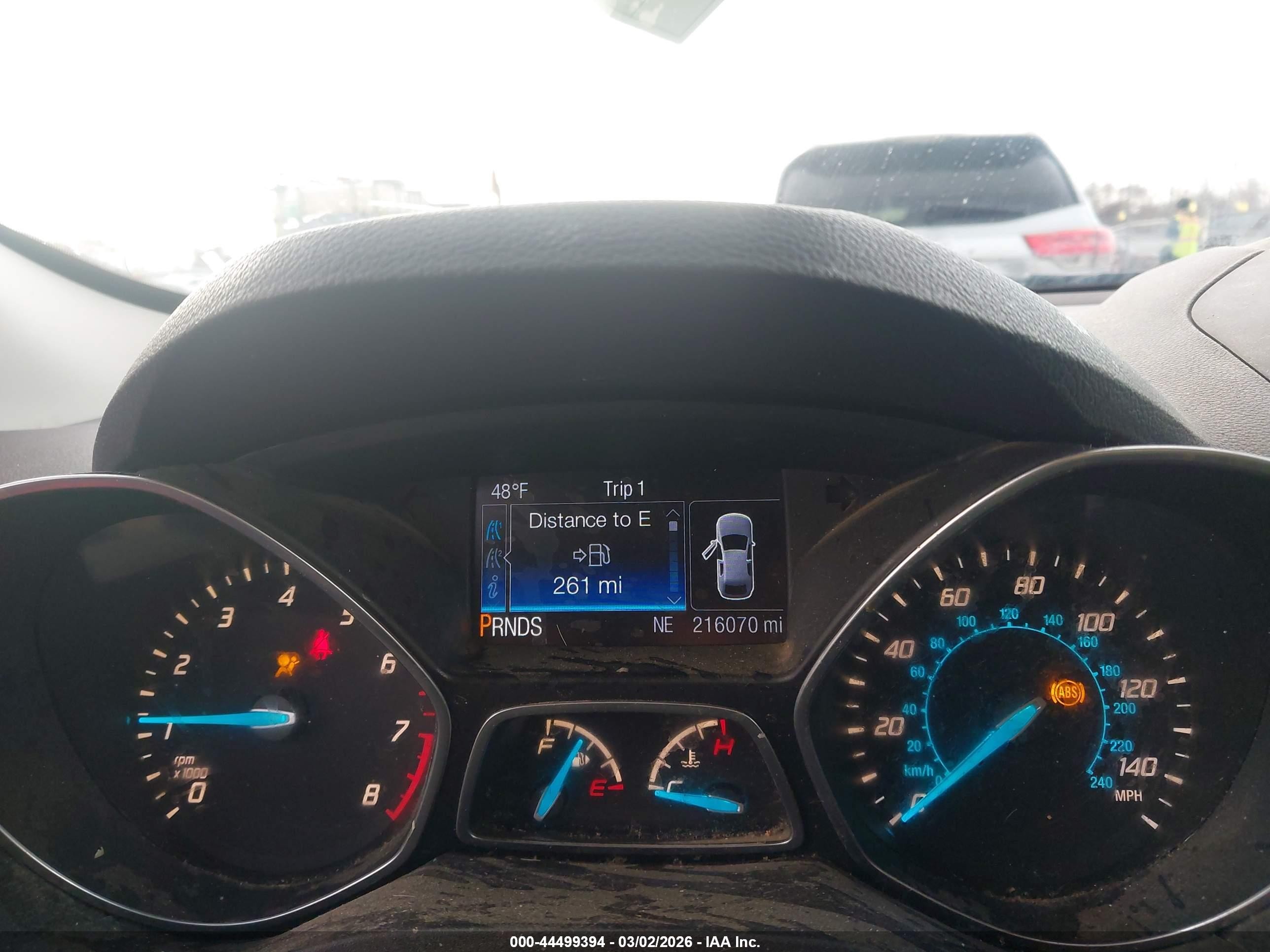2016 Ford Escape Se Серый vin: 1FMCU0G73GUB58223
