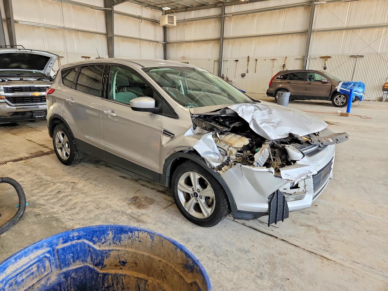 2016 Ford Escape Se Silver vin: 1FMCU0G73GUC89751
