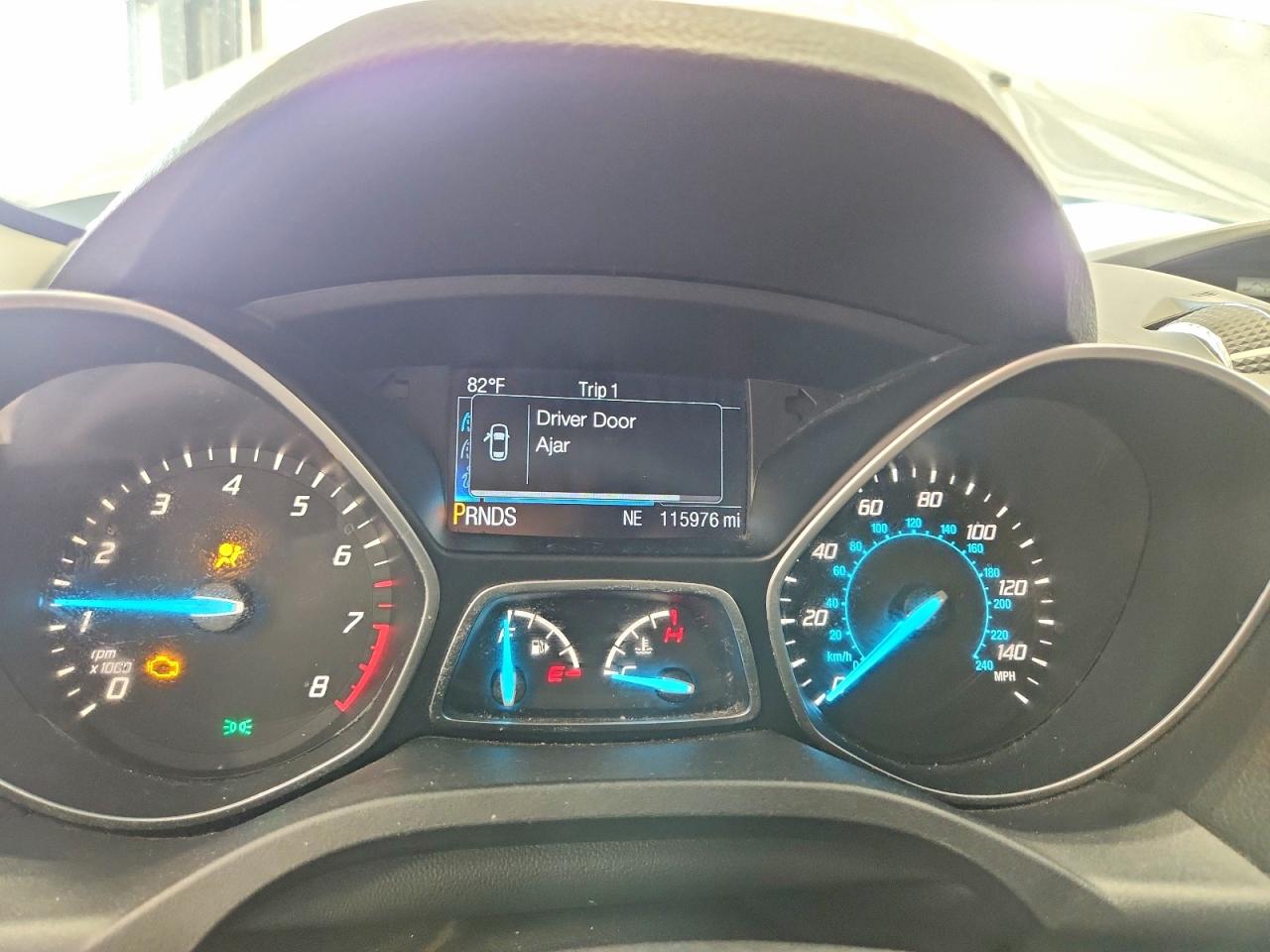 2016 Ford Escape Se Silver vin: 1FMCU0G73GUC89751