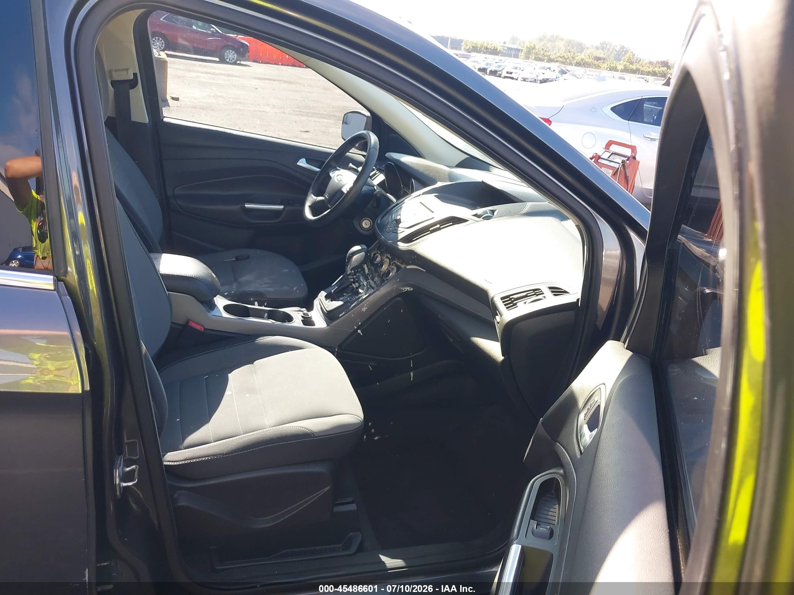 2015 Ford Escape Se Gray vin: 1FMCU0G74FUA18048