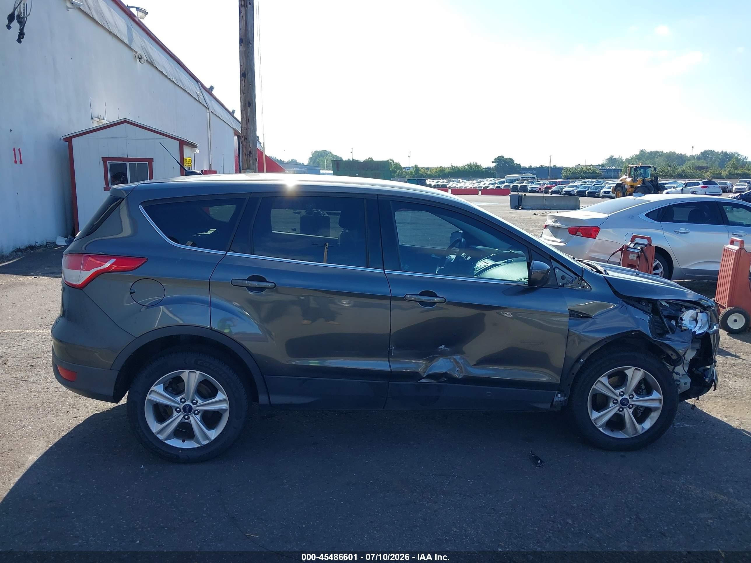 2015 Ford Escape Se Gray vin: 1FMCU0G74FUA18048