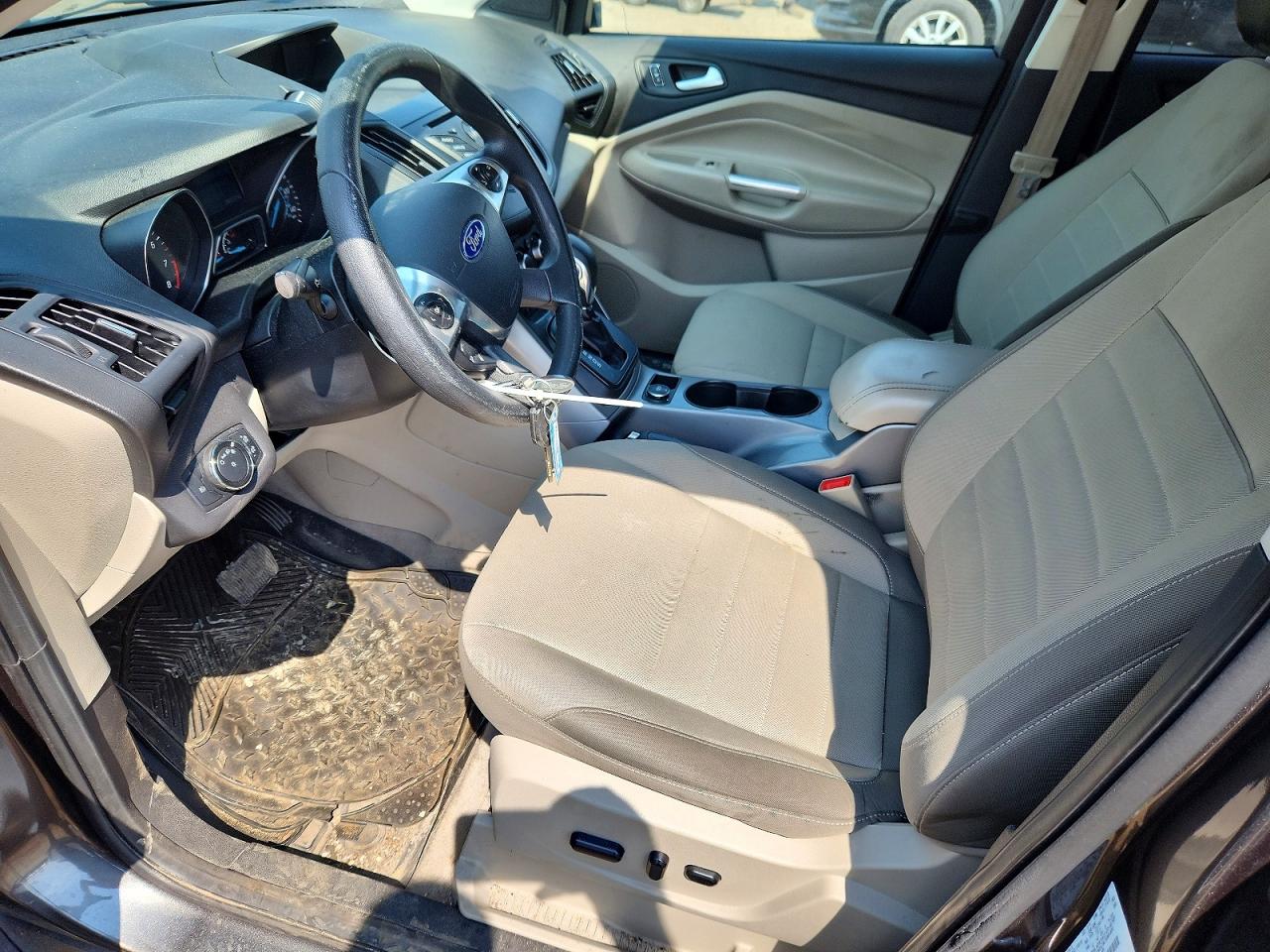 2015 Ford Escape Se Gray vin: 1FMCU0G74FUA31074