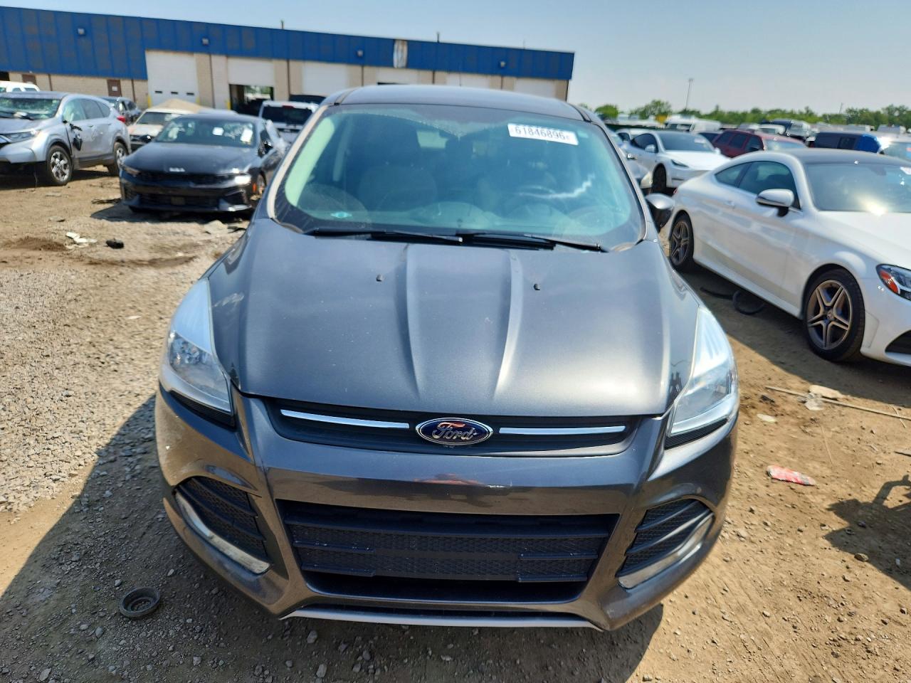 2015 Ford Escape Se Gray vin: 1FMCU0G74FUA31074