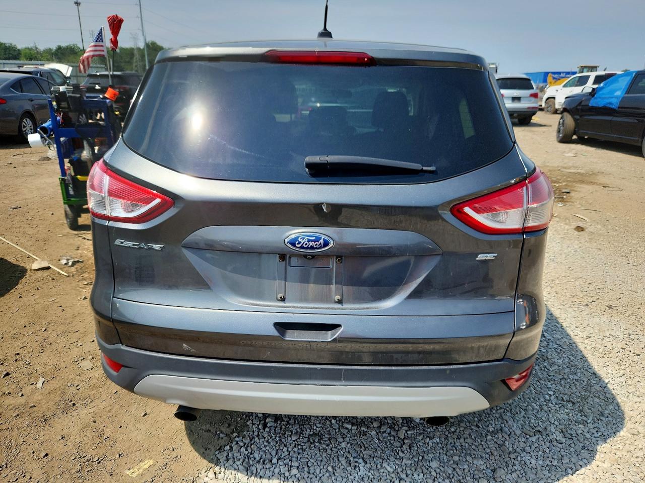 2015 Ford Escape Se Gray vin: 1FMCU0G74FUA31074