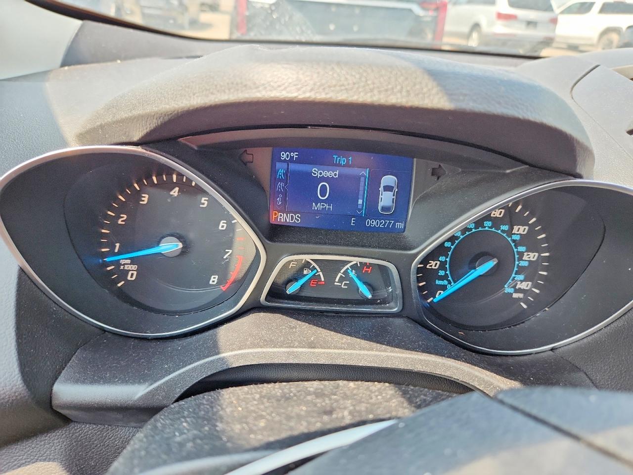 2015 Ford Escape Se Gray vin: 1FMCU0G74FUA31074